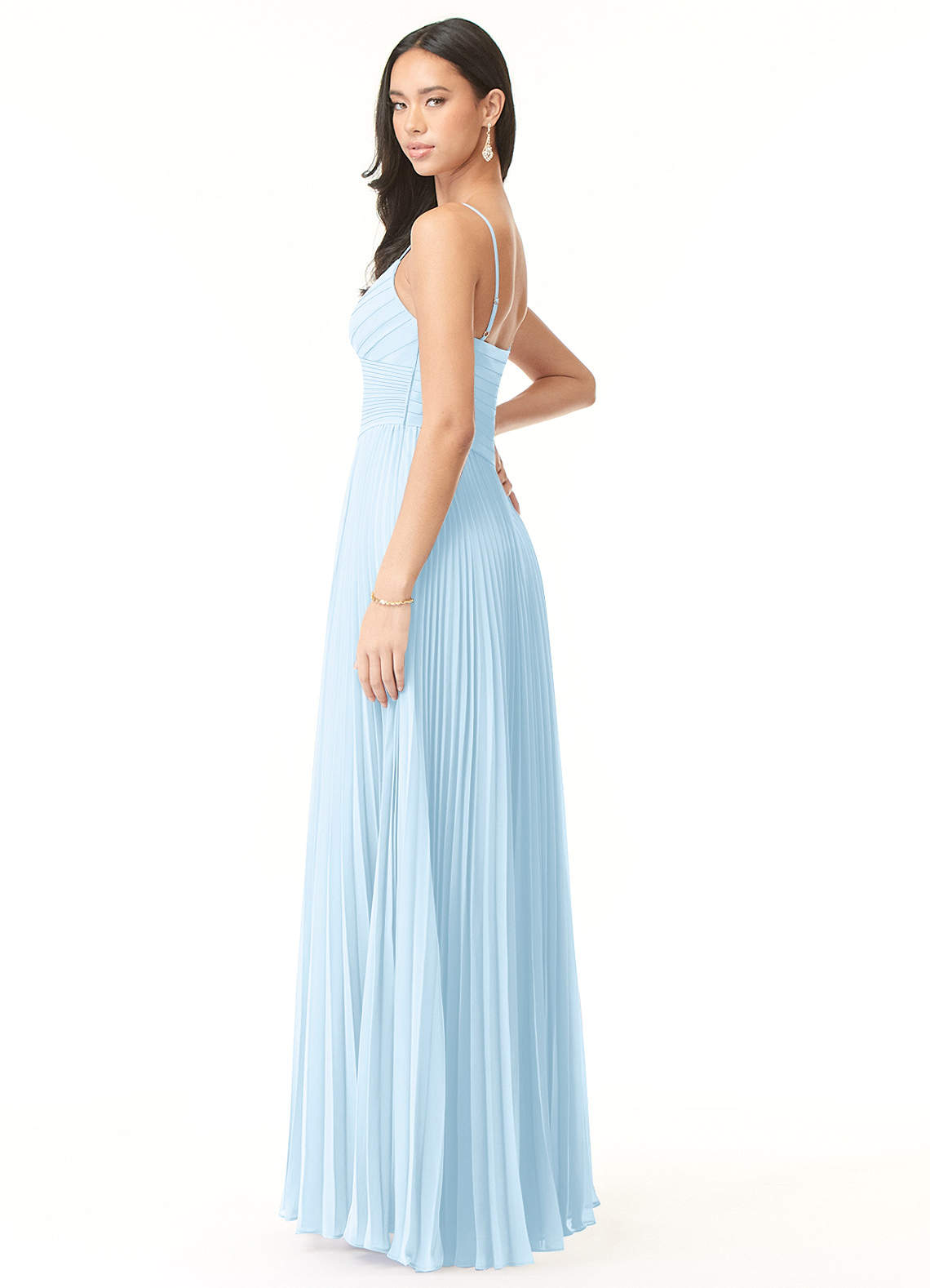 bridesmaid dresses flowy Colorful Chiffon Bridesmaid Dress with Flowy Off-the-shoulder –  loveangeldress main image 1