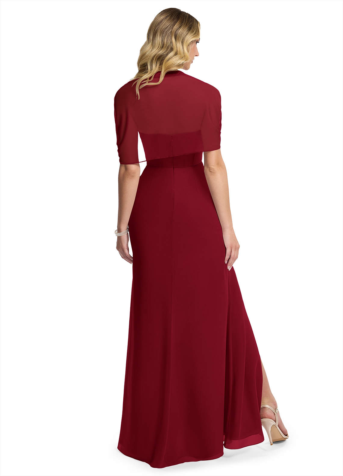 Azazie Zia Burgundy Bridesmaid Dresses | Azazie