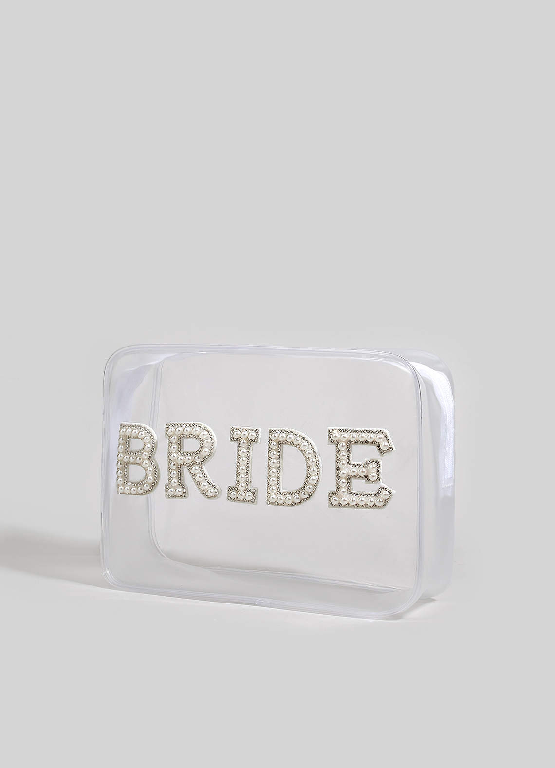 front Bride Clear Makeup Bag