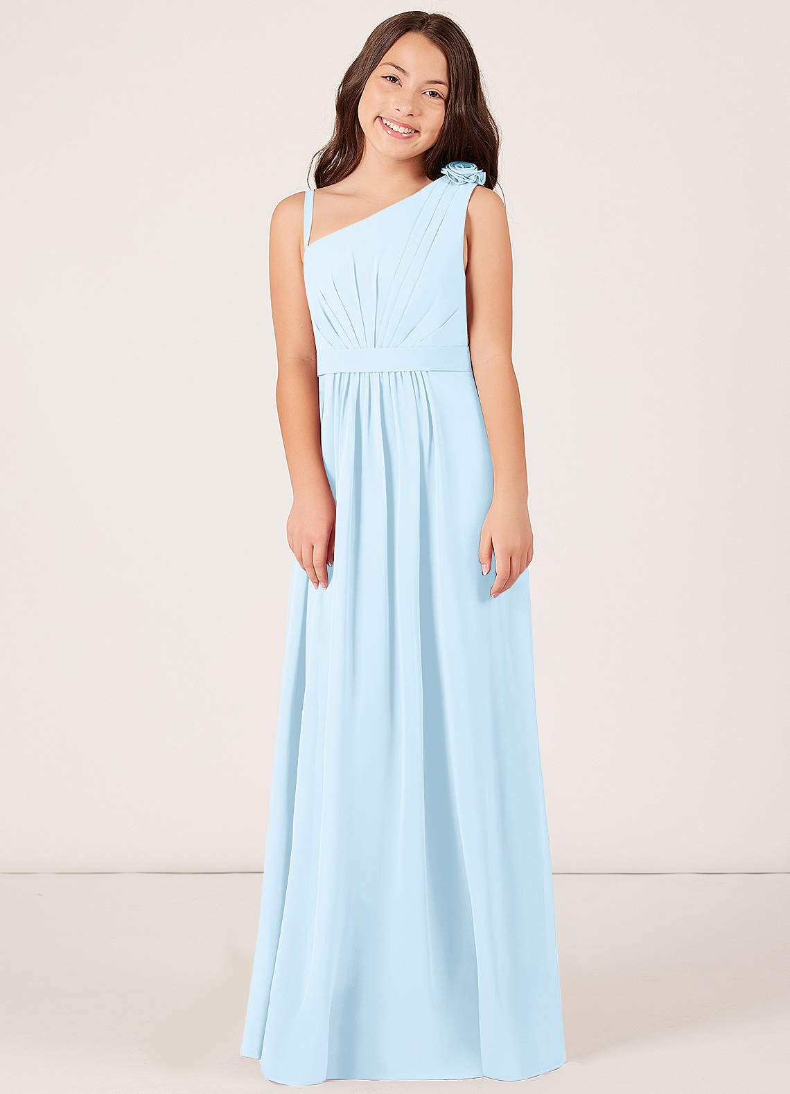 Light blue junior deals bridesmaid dresses