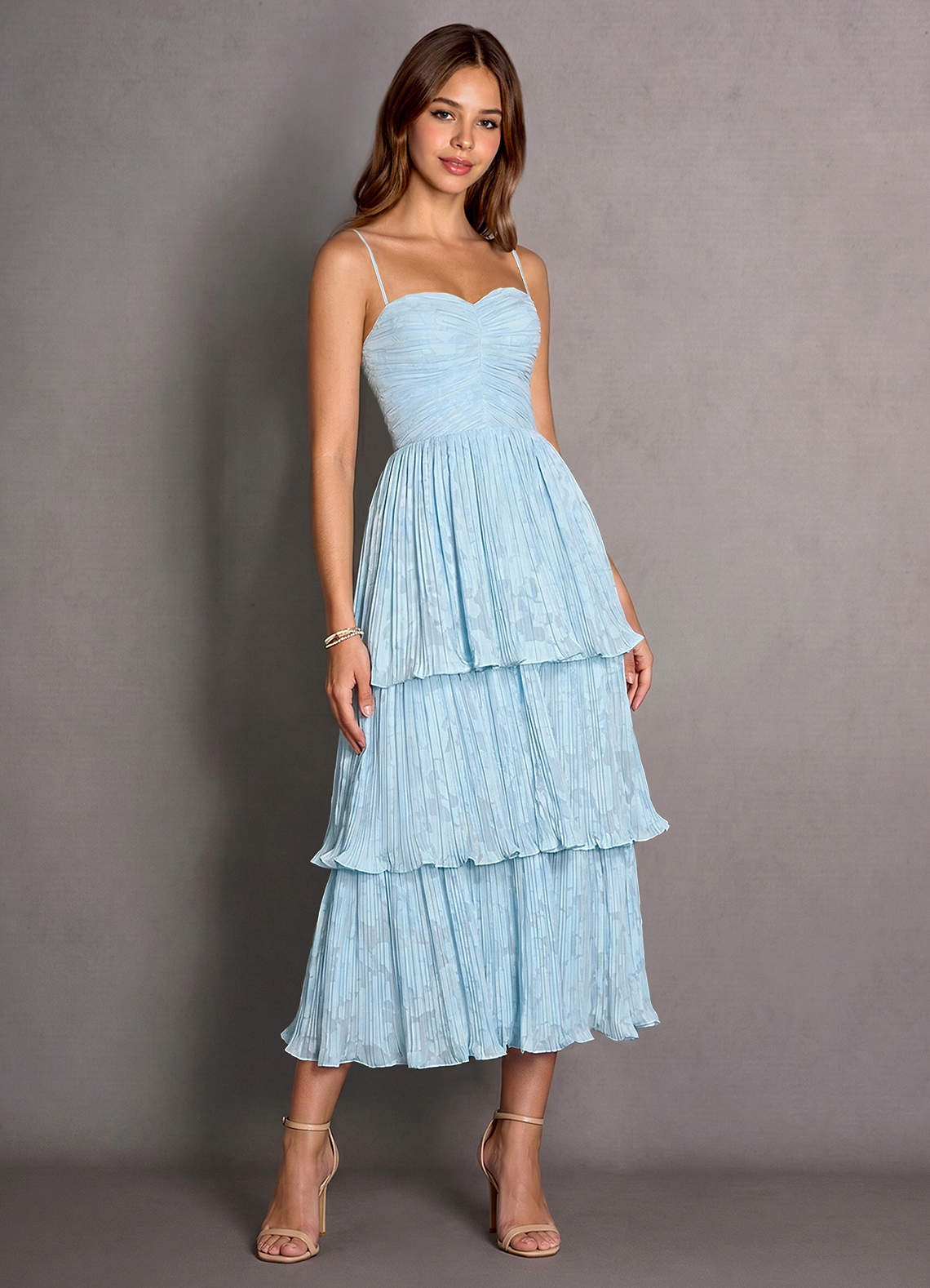 Azazie Plus Size 2026 Modest Lace Up Ruffles A-Line Prom Dress Sky Blue Gown Azazie Plus Size 2026 Modest Lace Up Ruffles A-Line Prom Dress Sky Blue Gown
