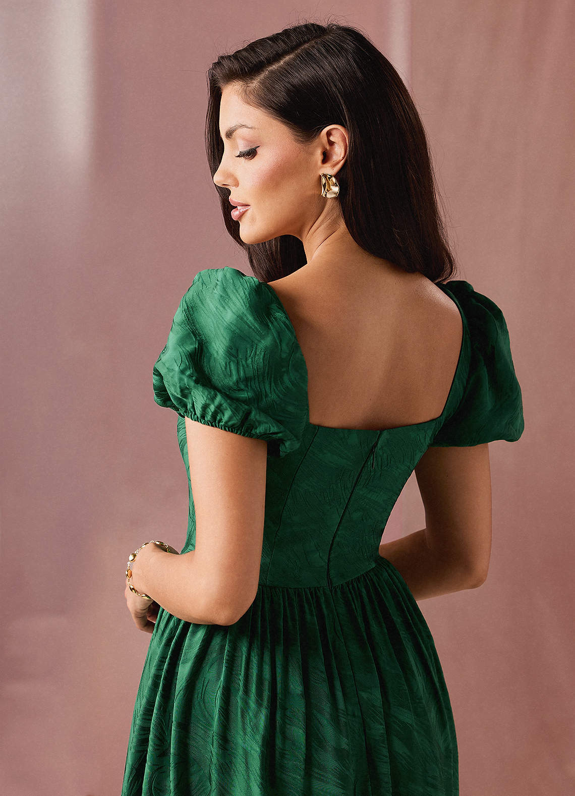 Barbra Emerald Maxi Dress | Azazie
