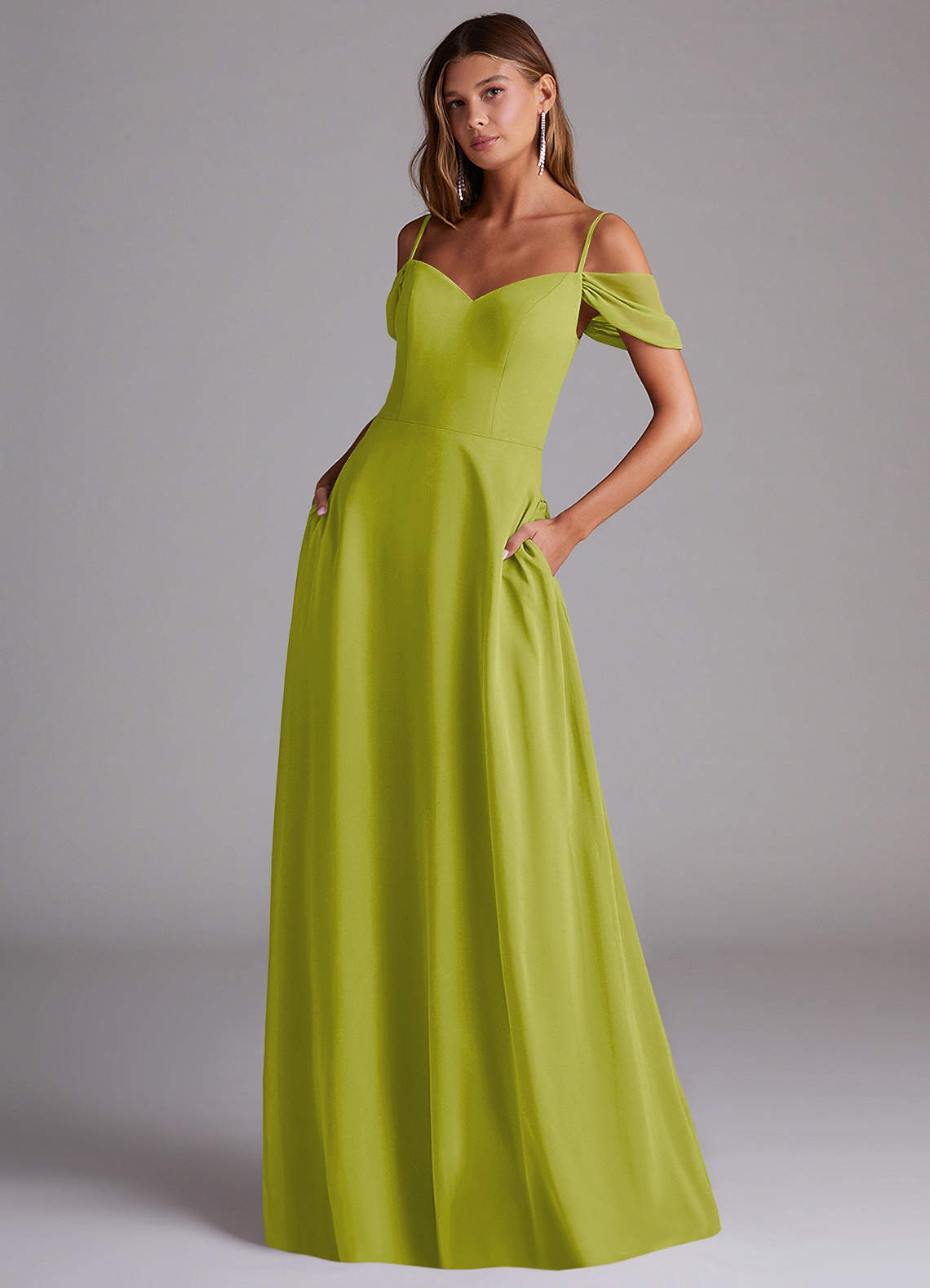 Azazie Marley Lemongrass Bridesmaid Dresses | Azazie