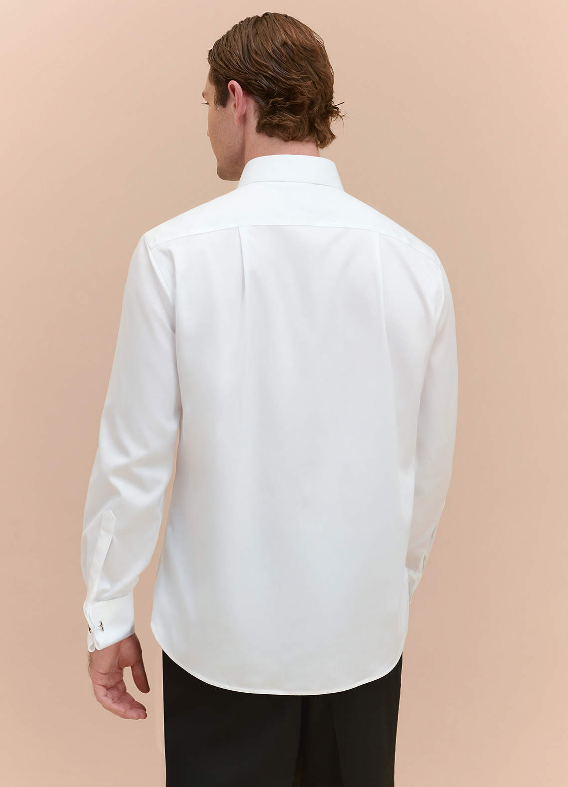 front Richard White Tuxedo Shirt