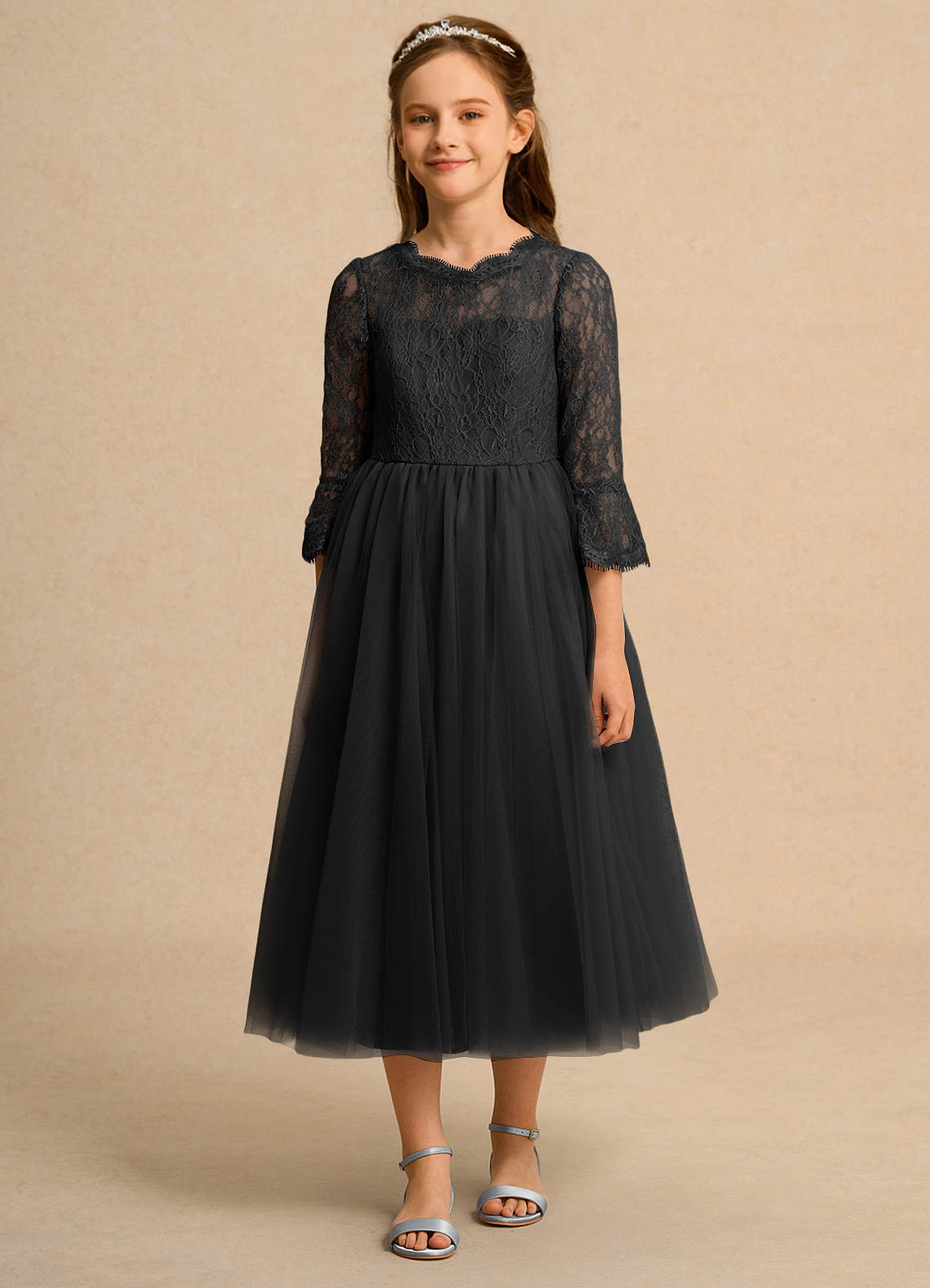 slim fit dress slacks Black Formal Dresses For Teens | Princess Girl Dress