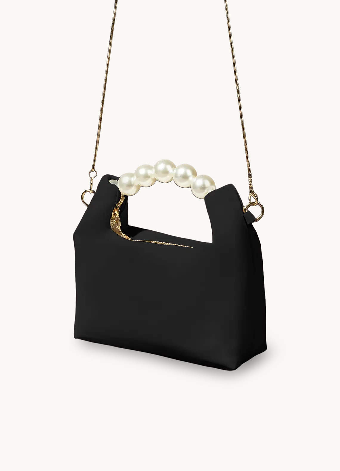 front White Pearl Handbag