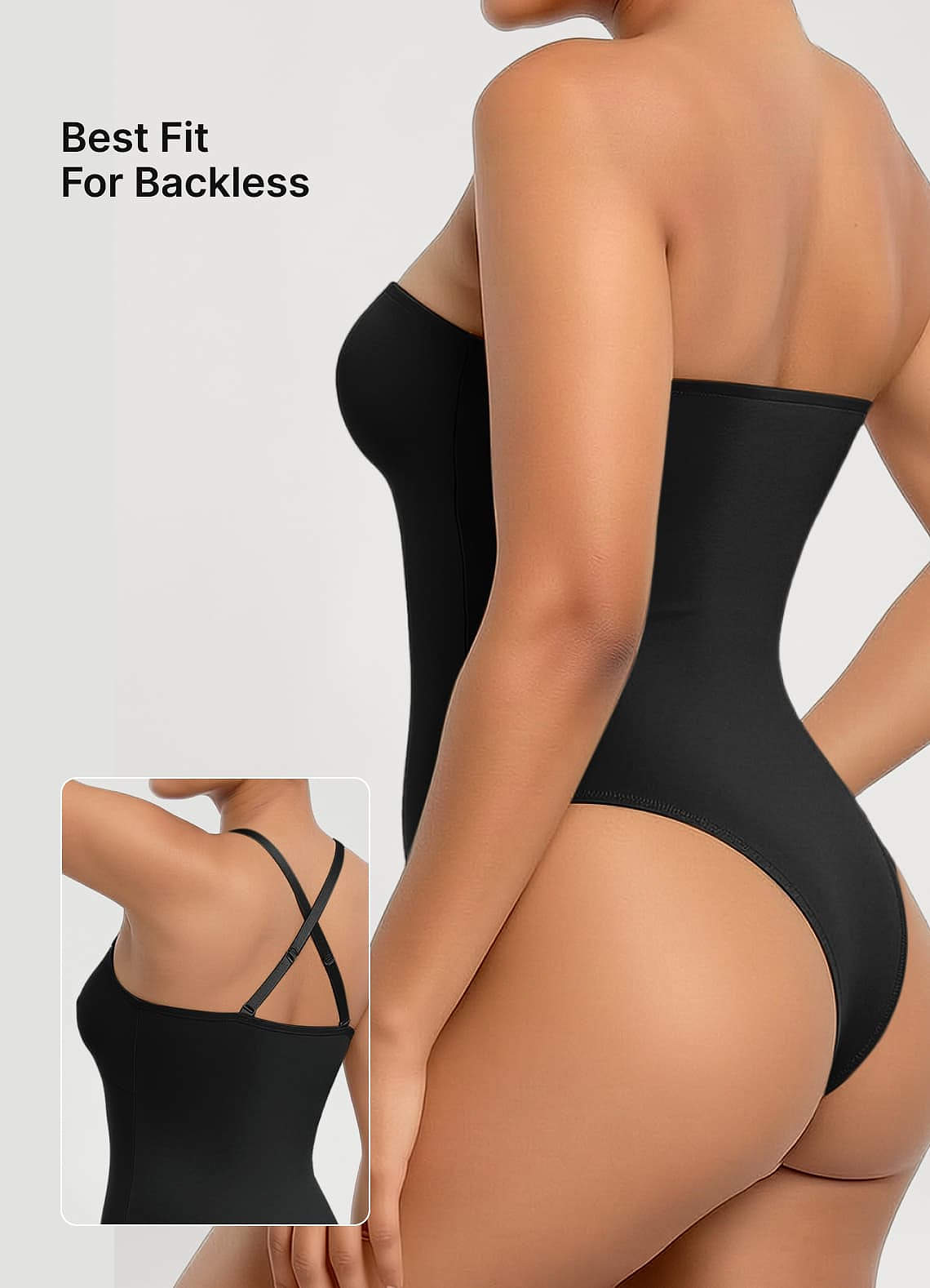 front Strapless Invisible Molded Cup Shapewear