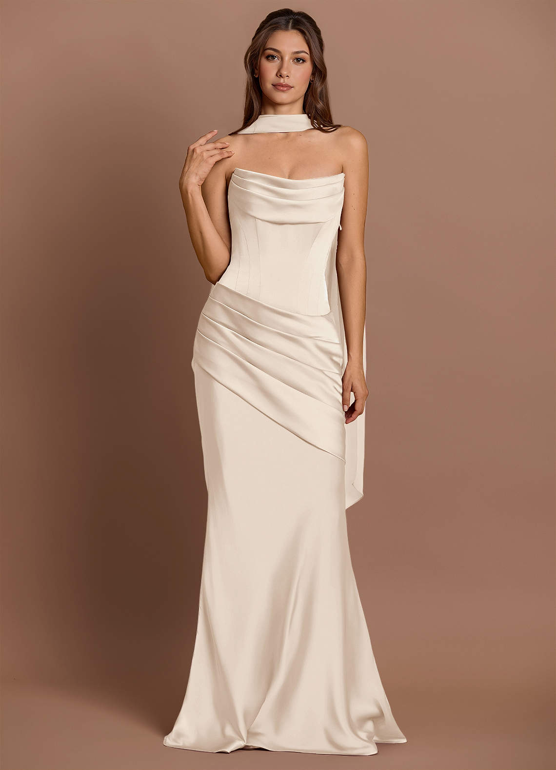Pelagia Cream Maxi Dress image1