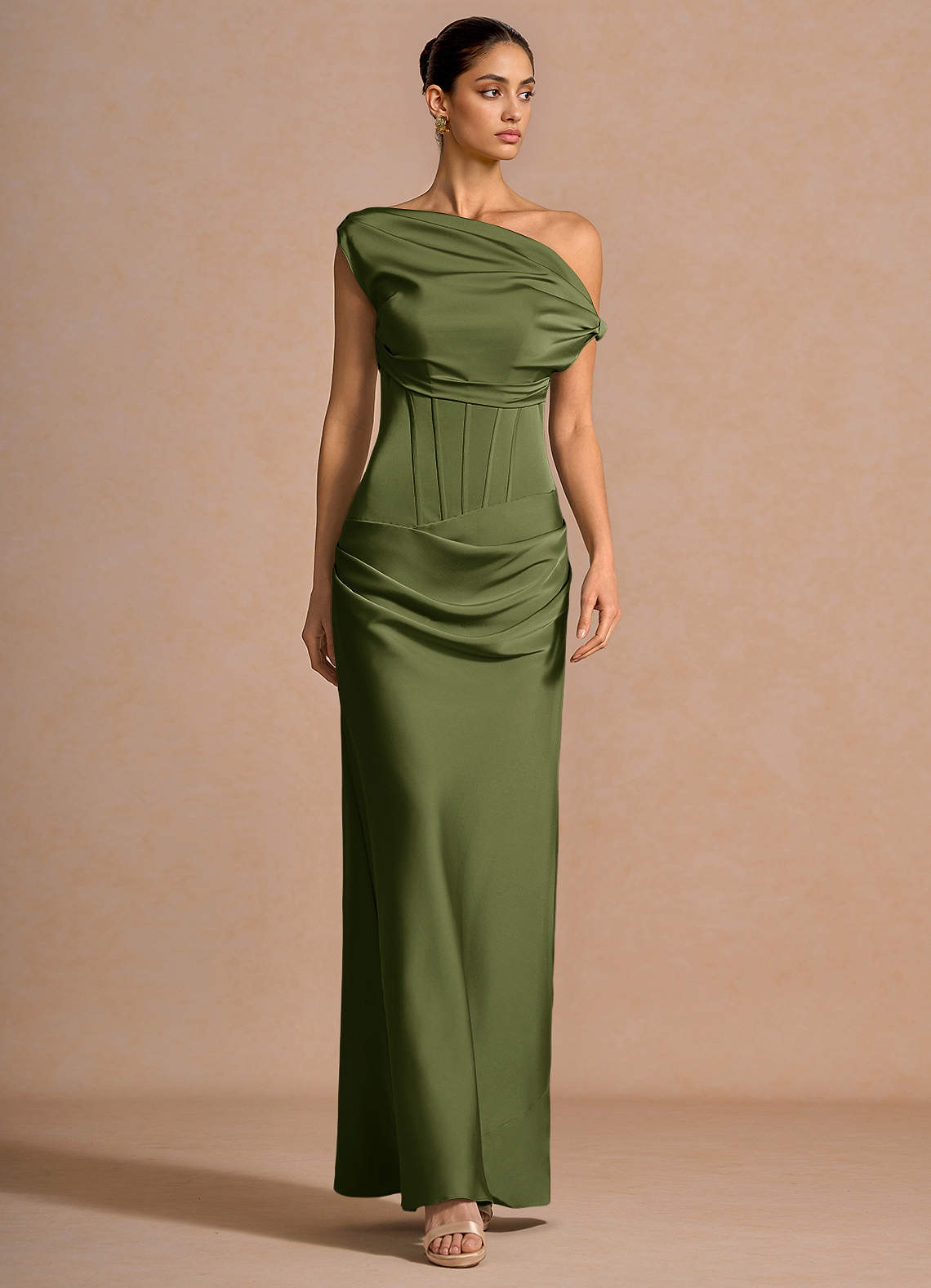 Jorelia Olive Two Piece Set Ready to Ship | Azazie
