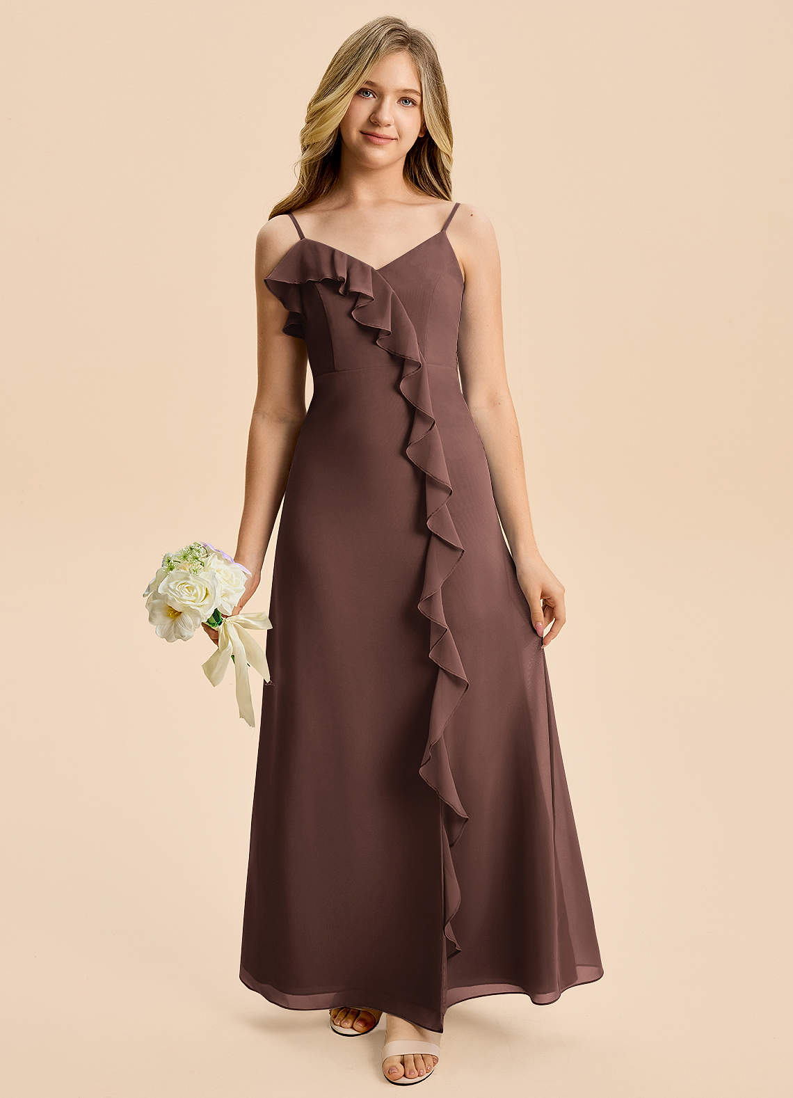 iris chiffon bridesmaid dresses KissProm