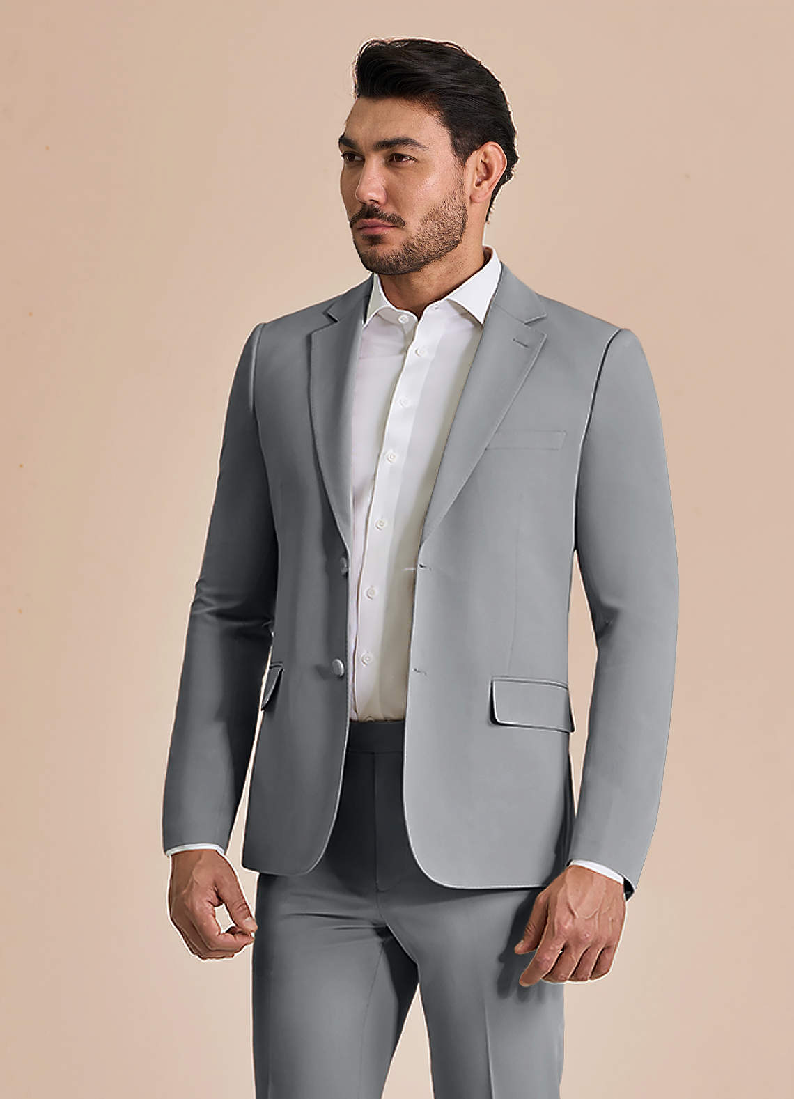 front William Grey Comfort Blend  Suit Jacket