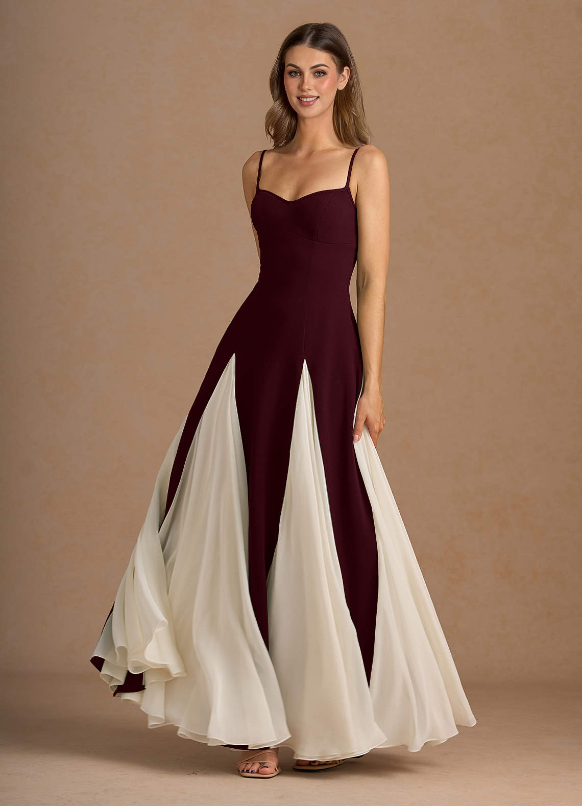 Liorne Wine A Line Prom Dress | Azazie CA Liorne Wine A Line Prom Dress | Azazie CA
