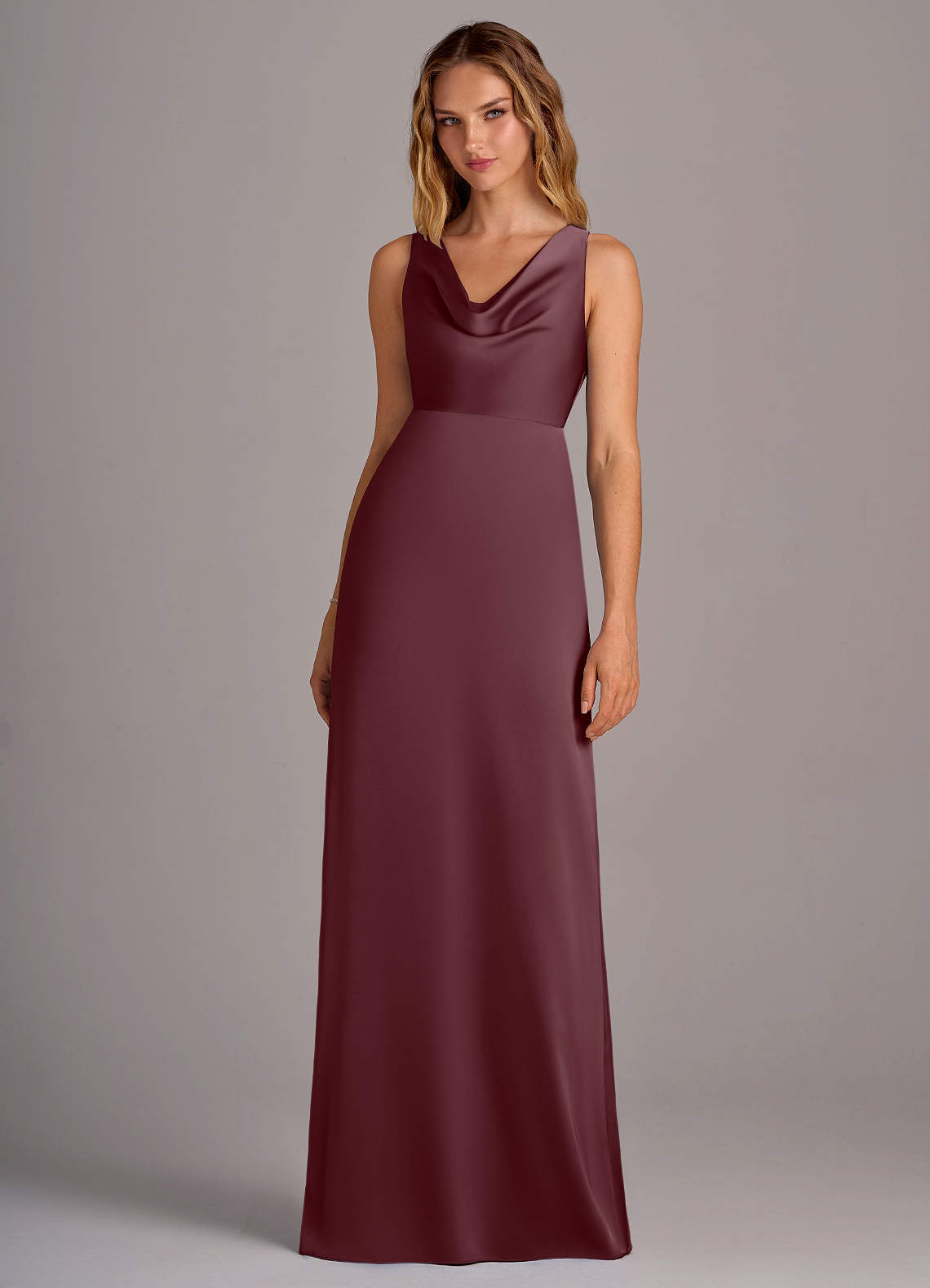 sangria satin dress Sunset Sangria Satin Maxi Dress in Olive M / Olive