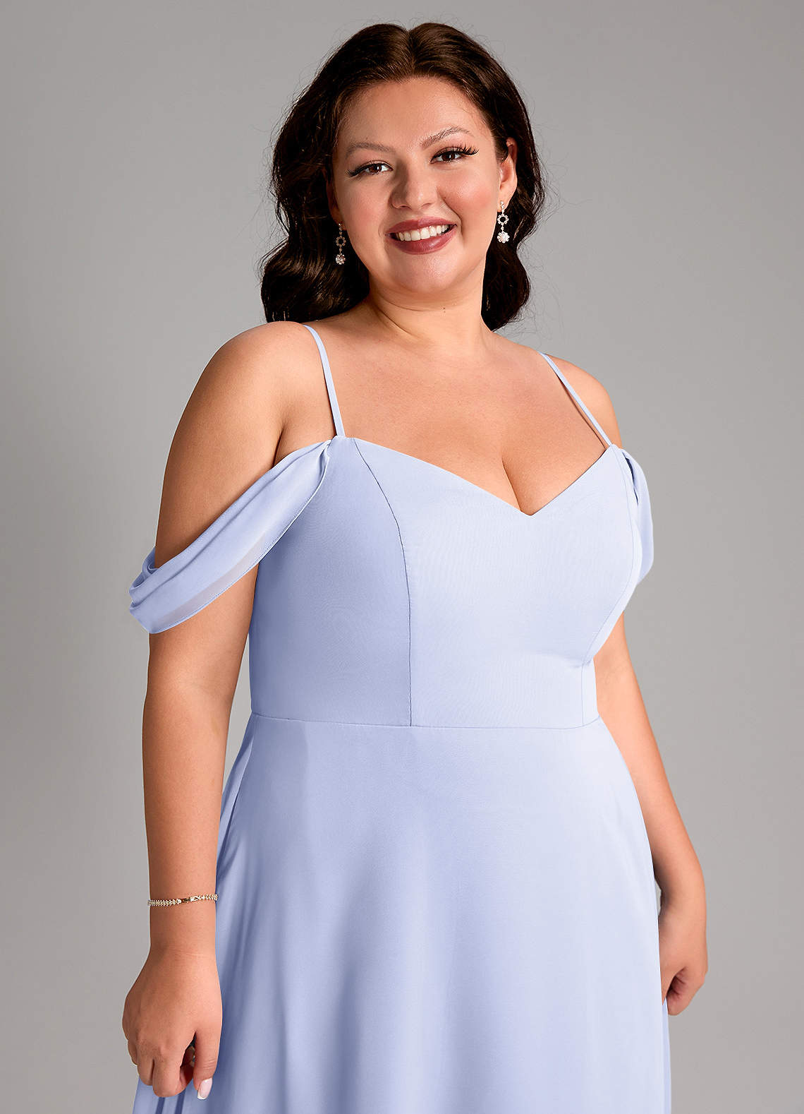 Azazie Marley Lavender Chiffon Bridesmaid Dresses | Azazie DE