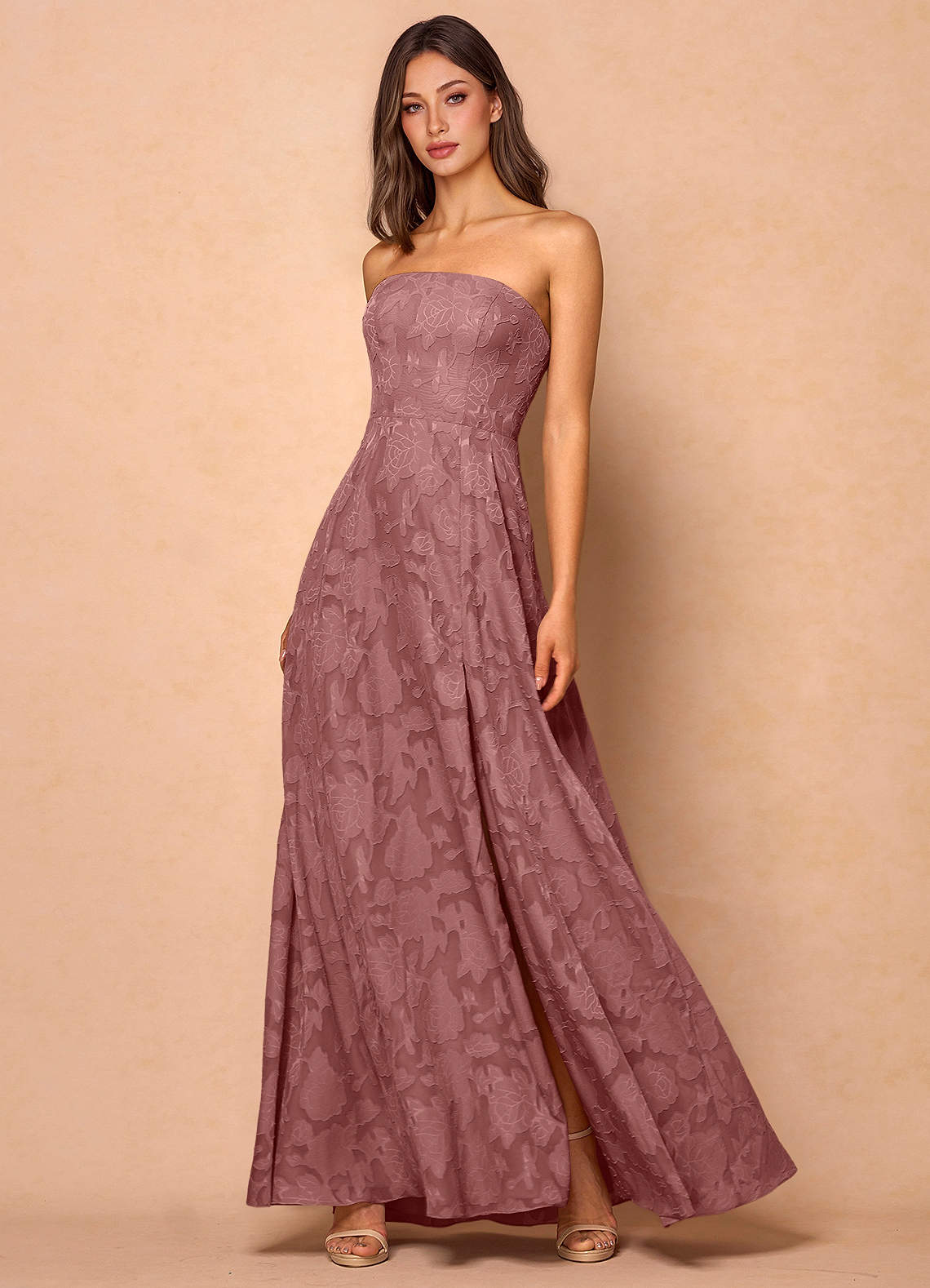 Dolores Light Pink Maxi Dress Ready to Ship | Azazie