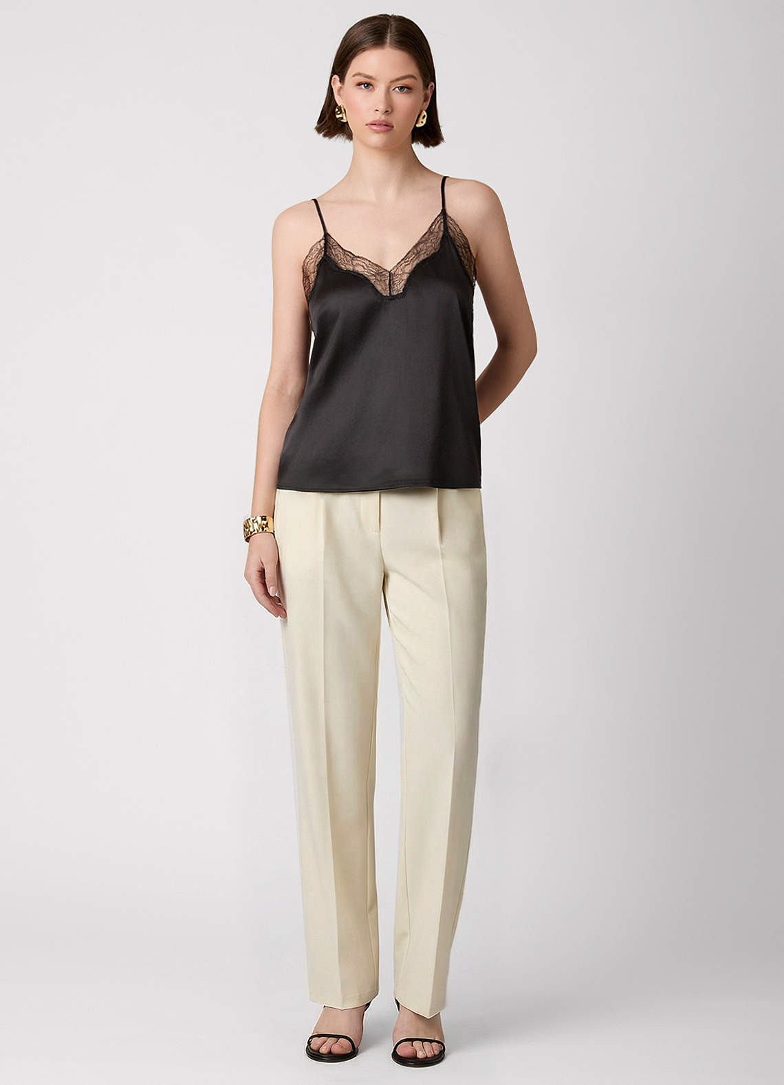 front Camisola 100% seda lavável