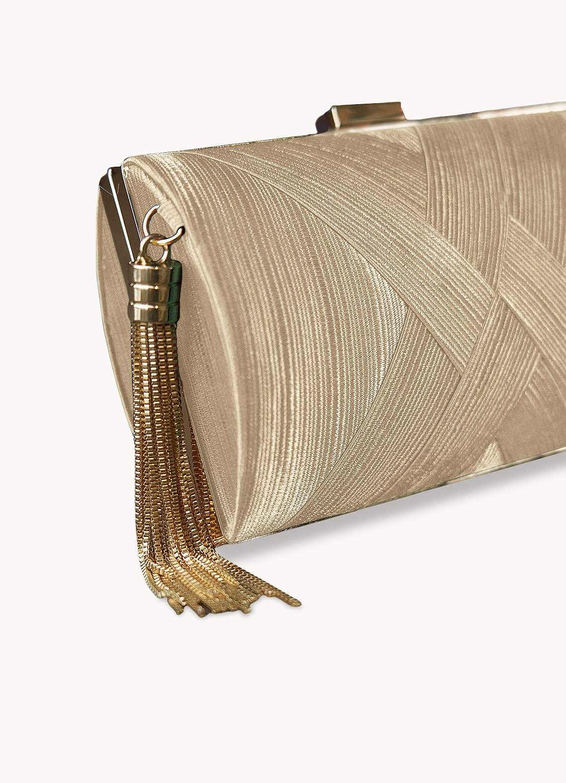 front Gorgeous Tassels Clutch Bag