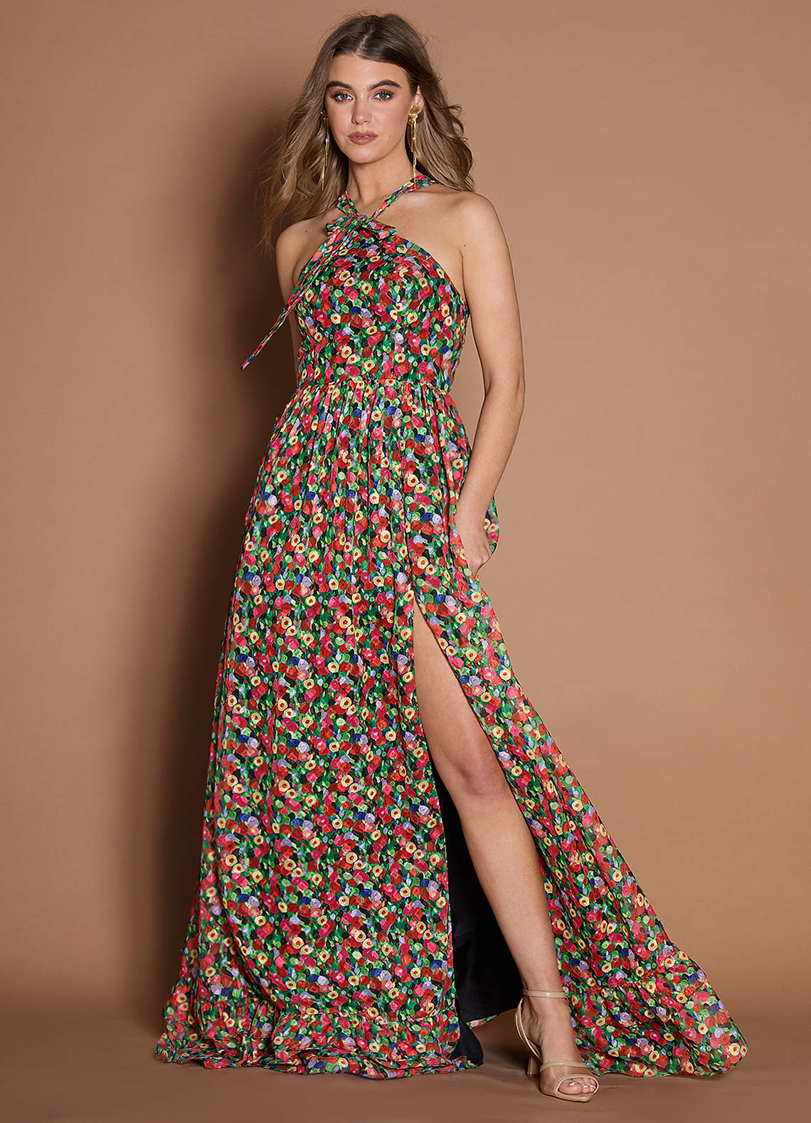 Karine Poppy Multi Maxi Dress Ready to Ship | Azazie