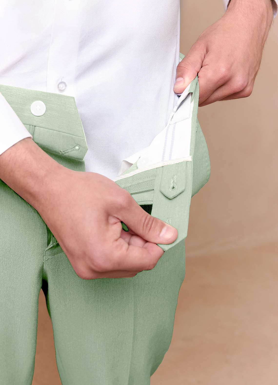 front James Vert Sauge Costume