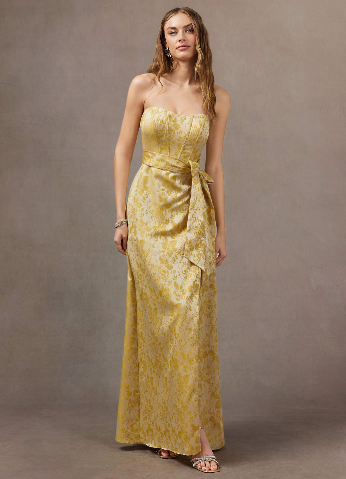 honey yellow maxi dress Honey Yellow Maxi Dress - US 6
