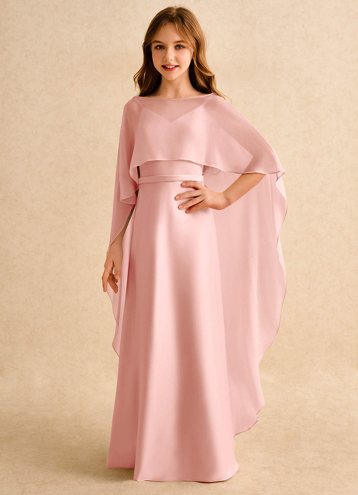 plus size girls formal dresses Azazie Fishie Rosette A-Line Matte Satin Dress draped sexy formal dress