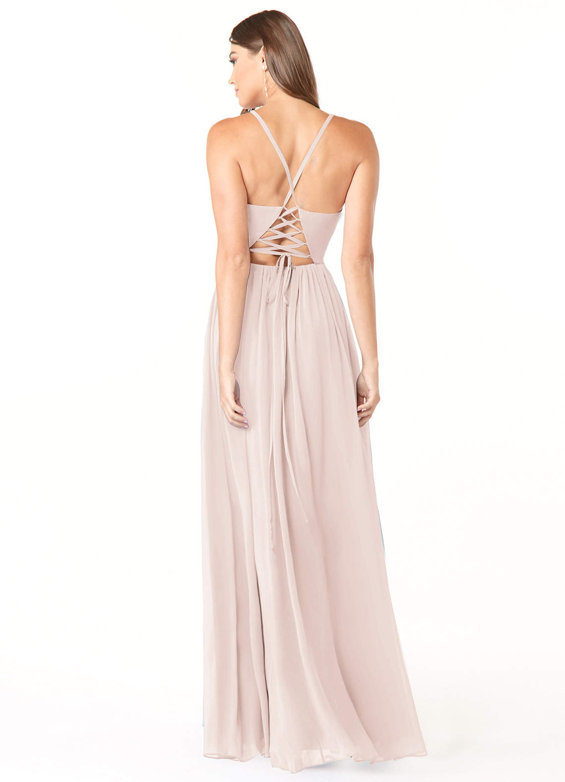azazie rose petal bridesmaid dress Azazie Aaida