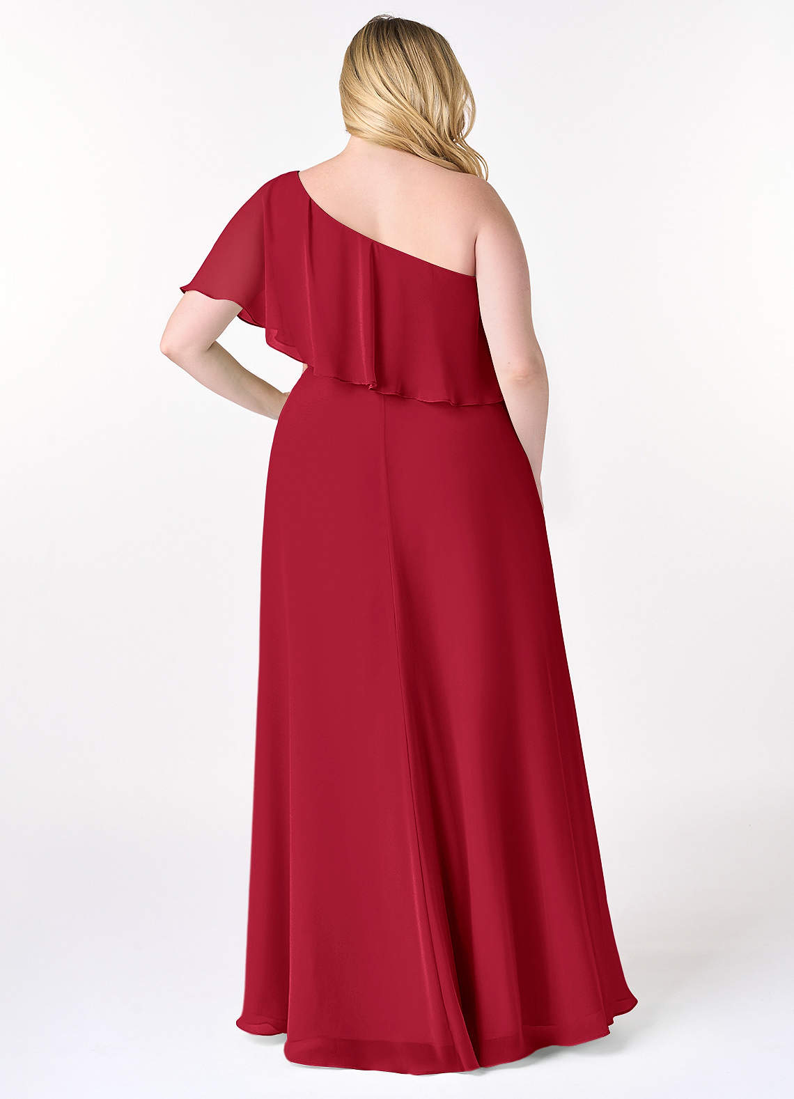 Plus Size Black Formal Dresses With Sleeves Azazie Lizzy Ready To Ship  Scarlet Chiffon Bridesmaid Dresses