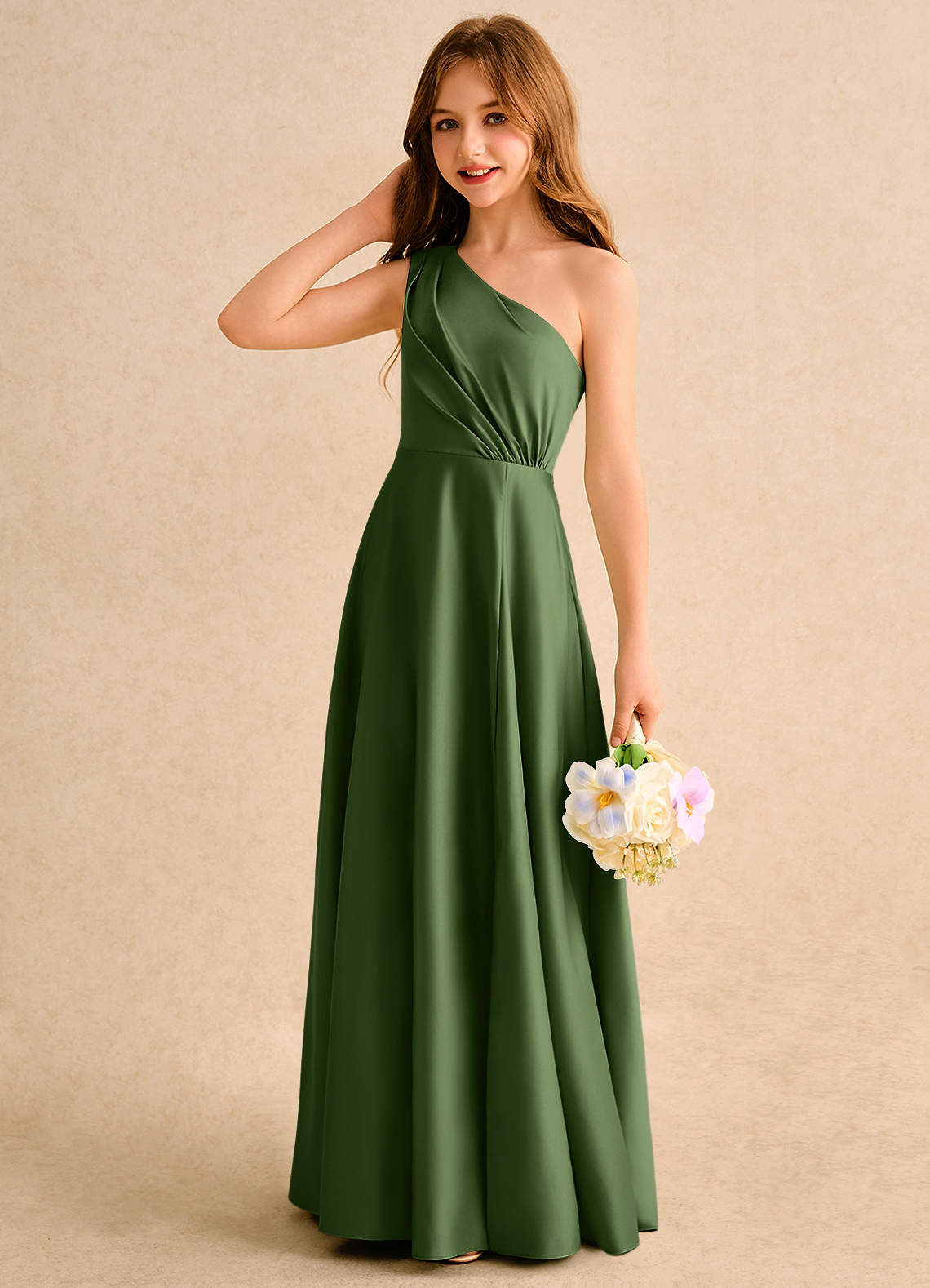 olive green girl dress Green Olive Dress for Girls, Elegant Olive Green Dress for Girls. Dress for Children's Pageants, Birthdays, Bridesmaids. Beautiful Dress