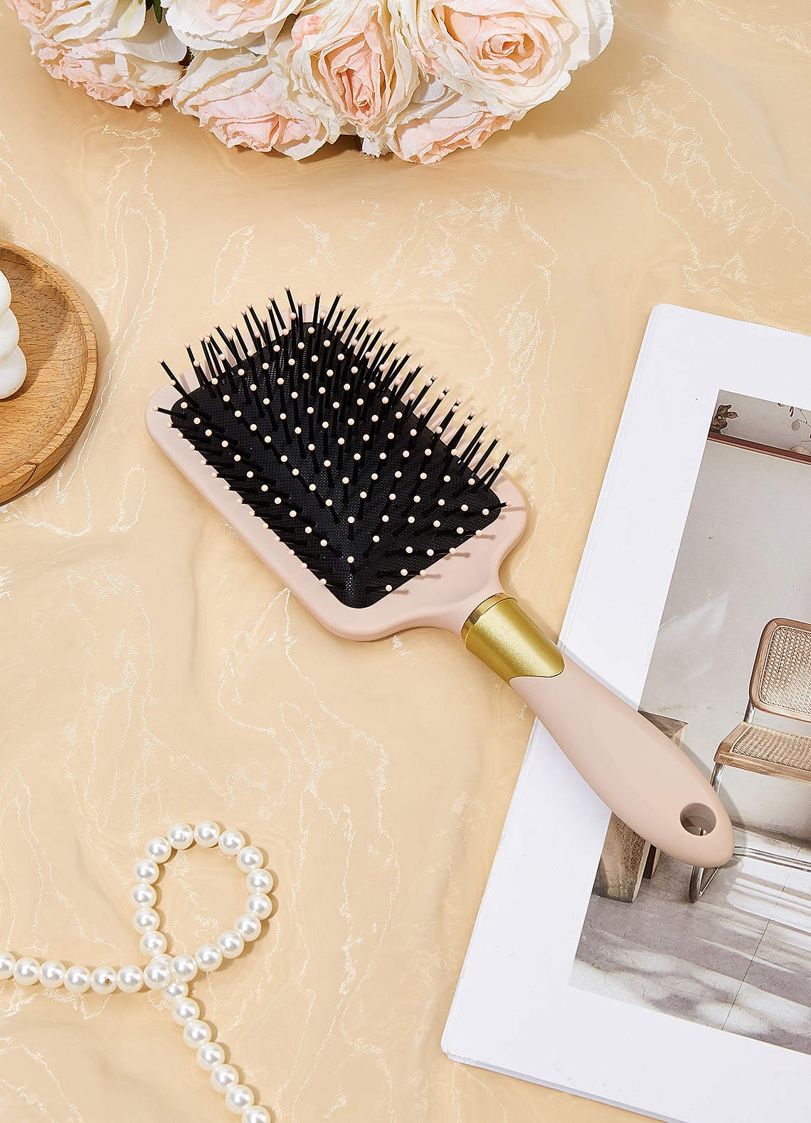 front Personalized Name Comb Custom Hair Brush Gift
