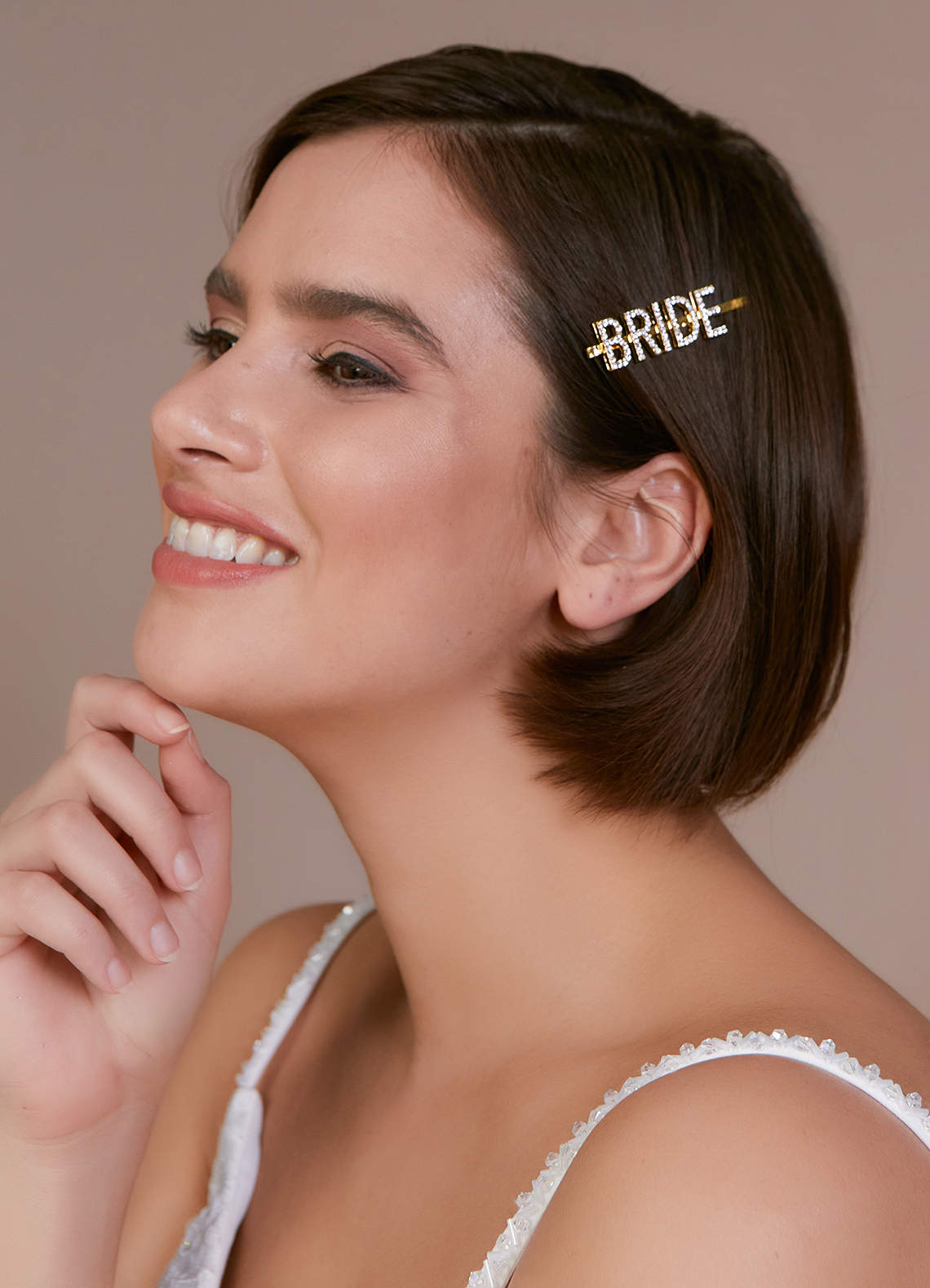 front Haarspange für die Braut