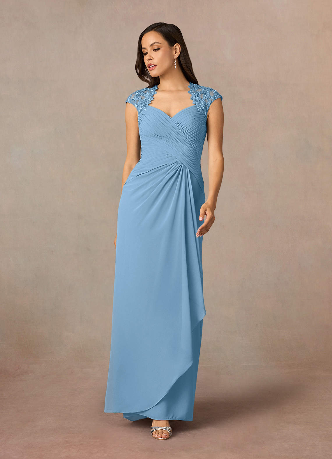 birdie blue dress Azazie it includes removable bra