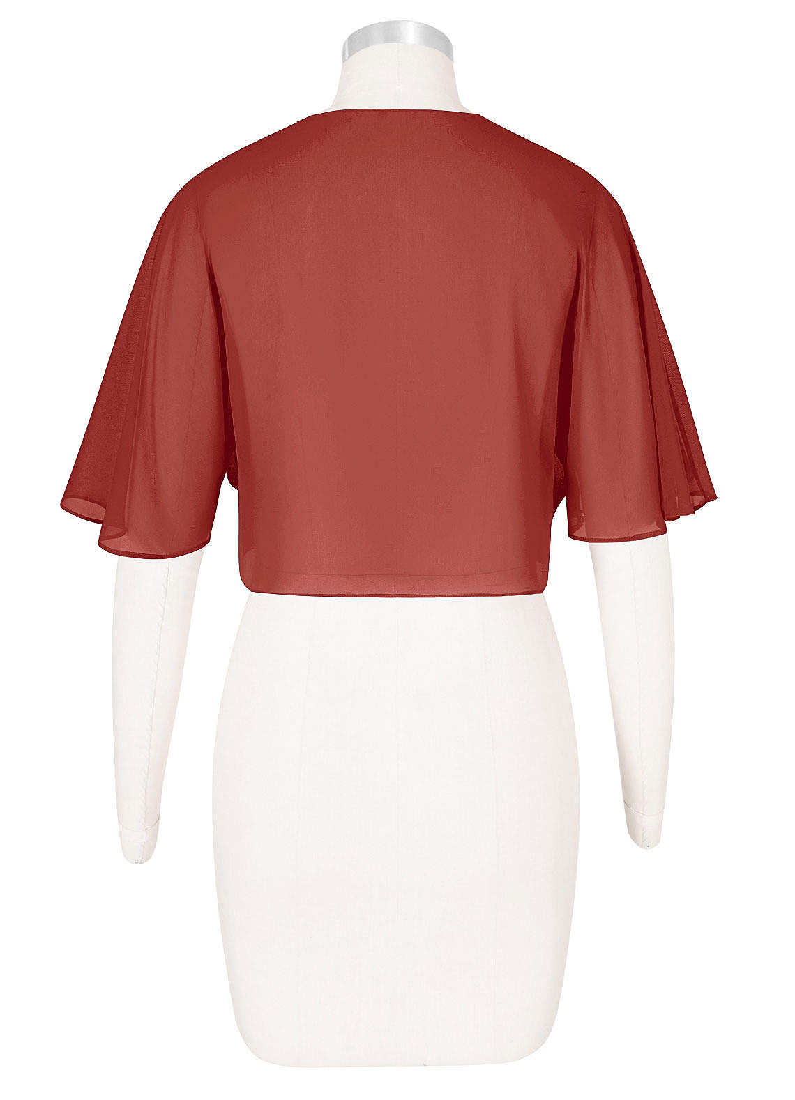 front Azazie Matching Color Salome Chiffon Wrap