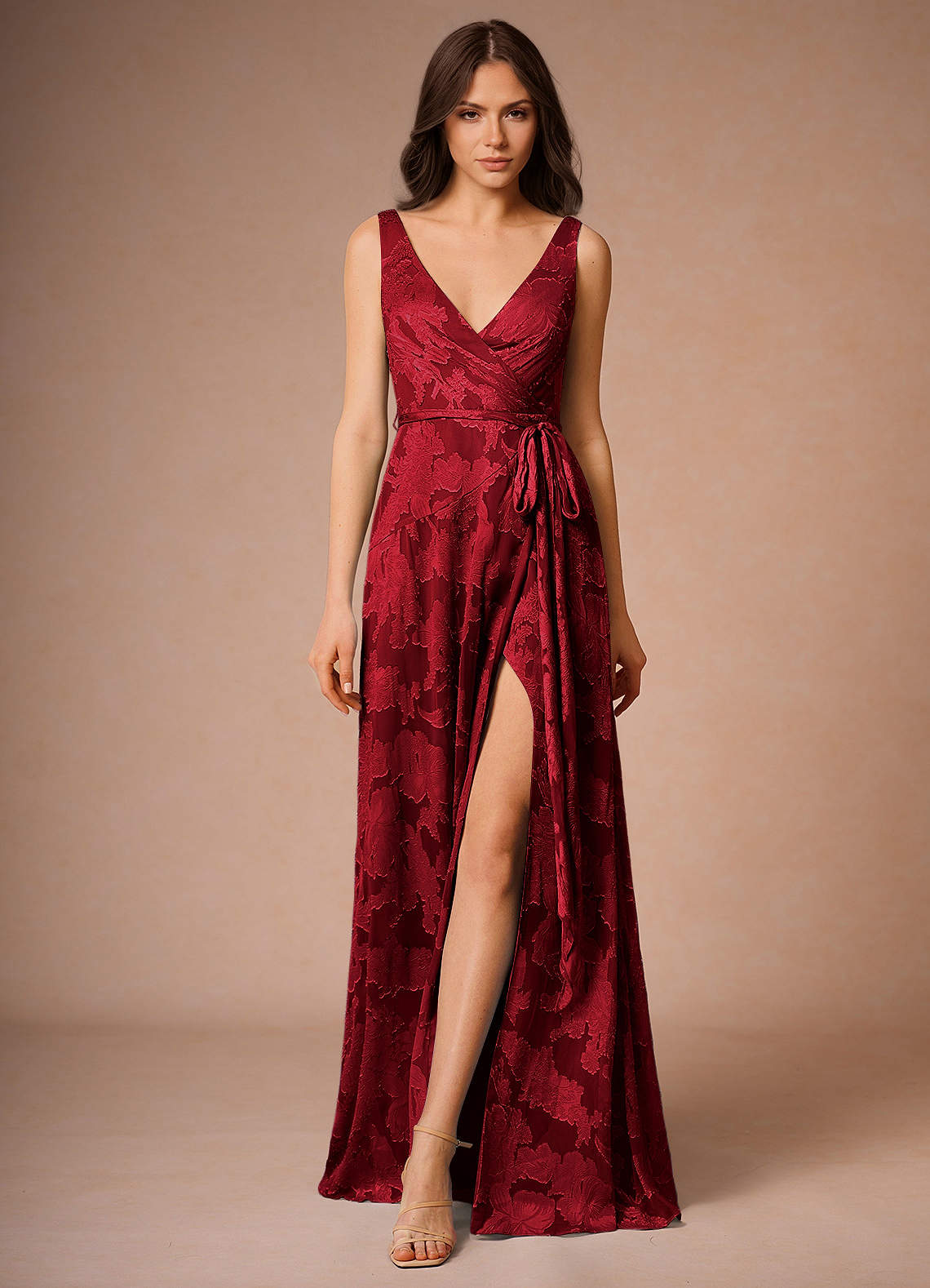 ruby coloured bridesmaid dresses Bright Ruby Red Bridesmaid Dresses