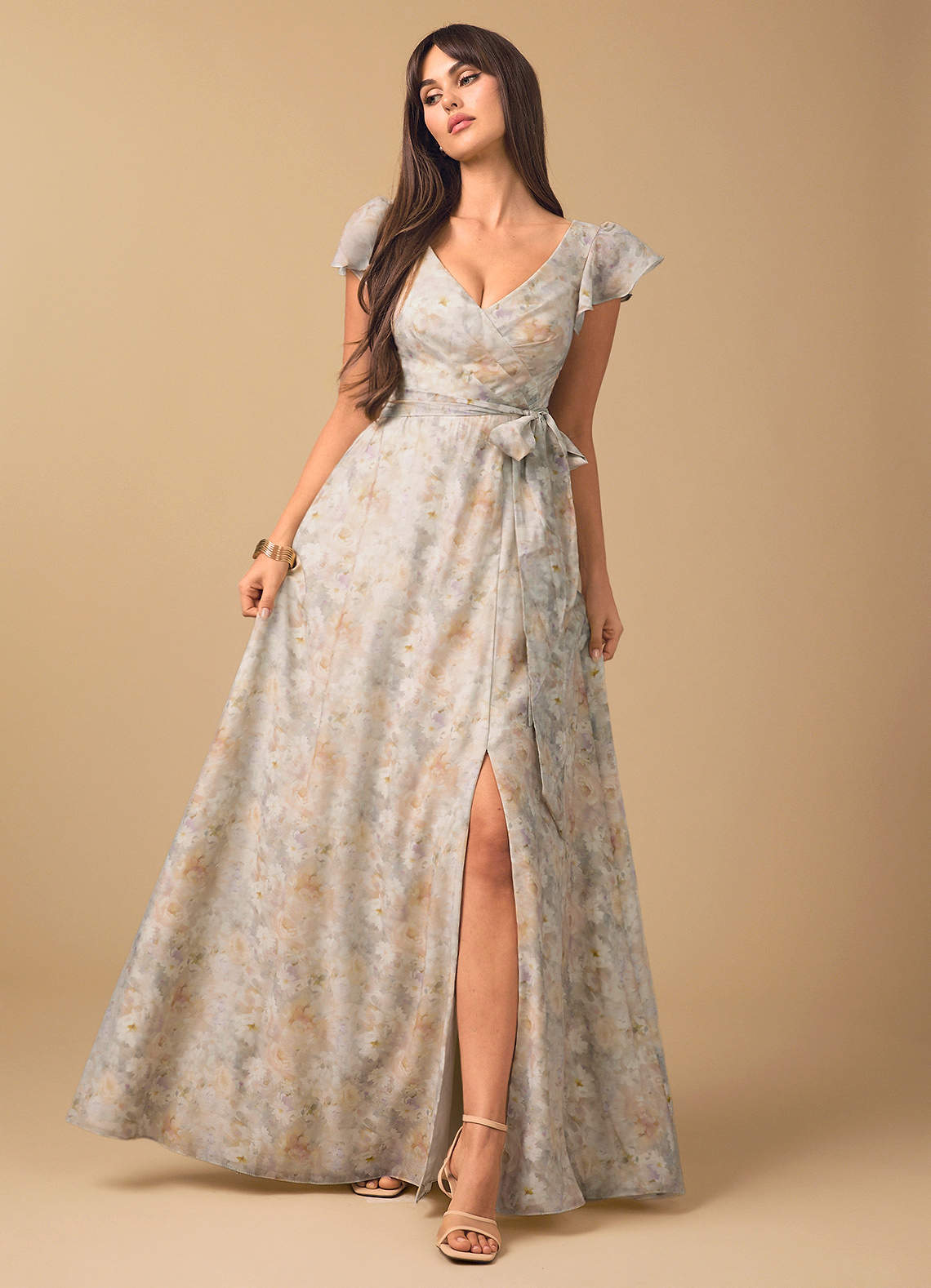 Laini Watercolor Bloom Maxi Dress | Azazie Laini Watercolor Bloom Maxi Dress | Azazie