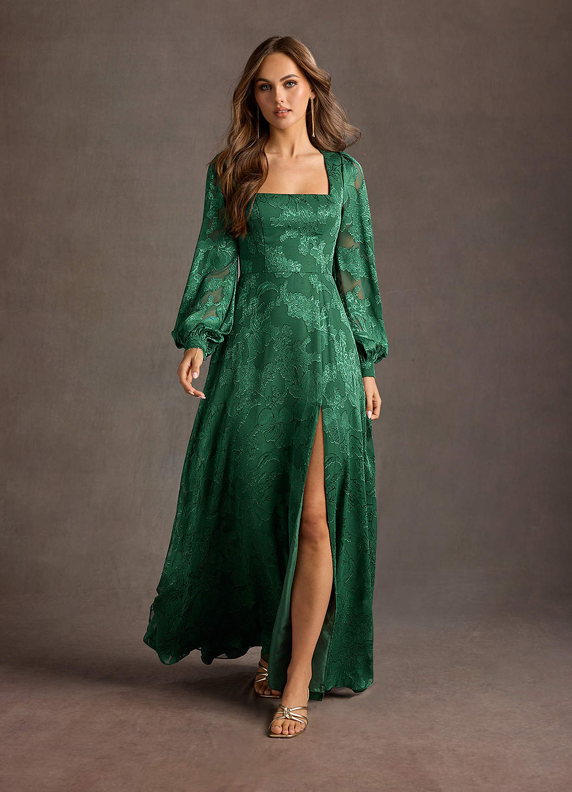 Savanah Dark Green Maxi Dress Ready to Ship | Azazie