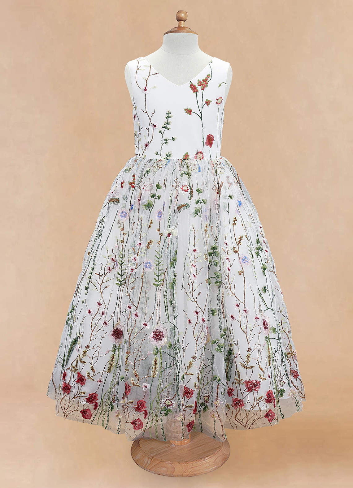 Azazie Arianna Ivory A-Line Lace Tulle Dress | Azazie