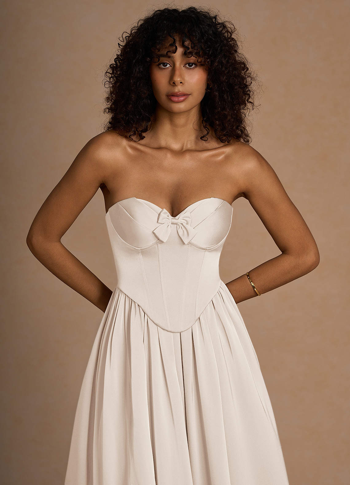 Eloise Cream Maxi Dress Ready to Ship | Azazie