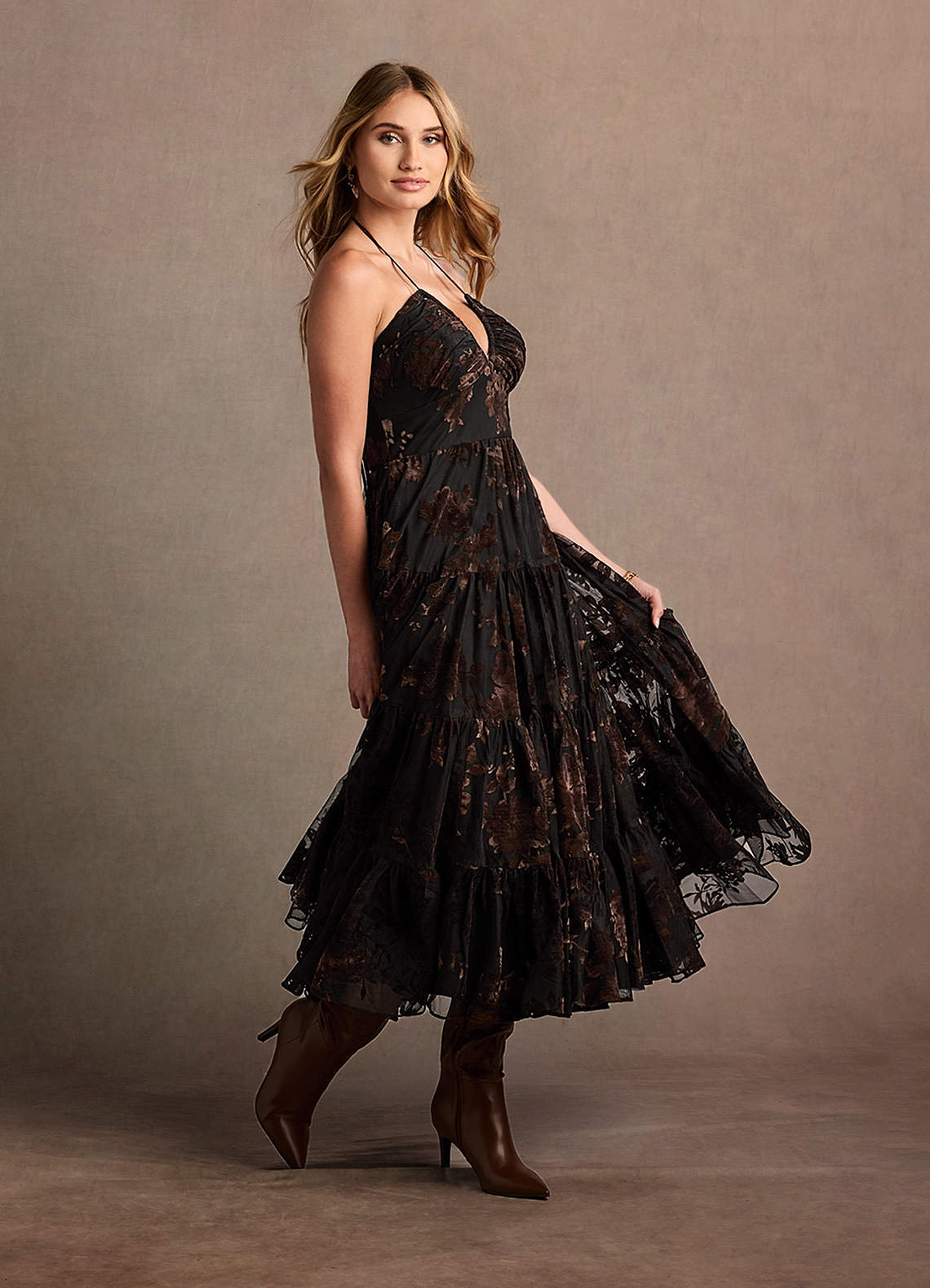 ワンピース herlipto Floral Cut-Out Long Dress Dresses – Page 2