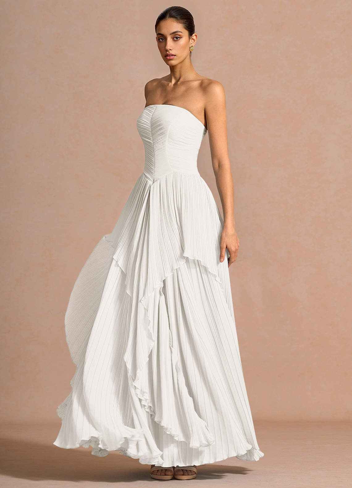 Kerensa White Maxi Dress | Azazie