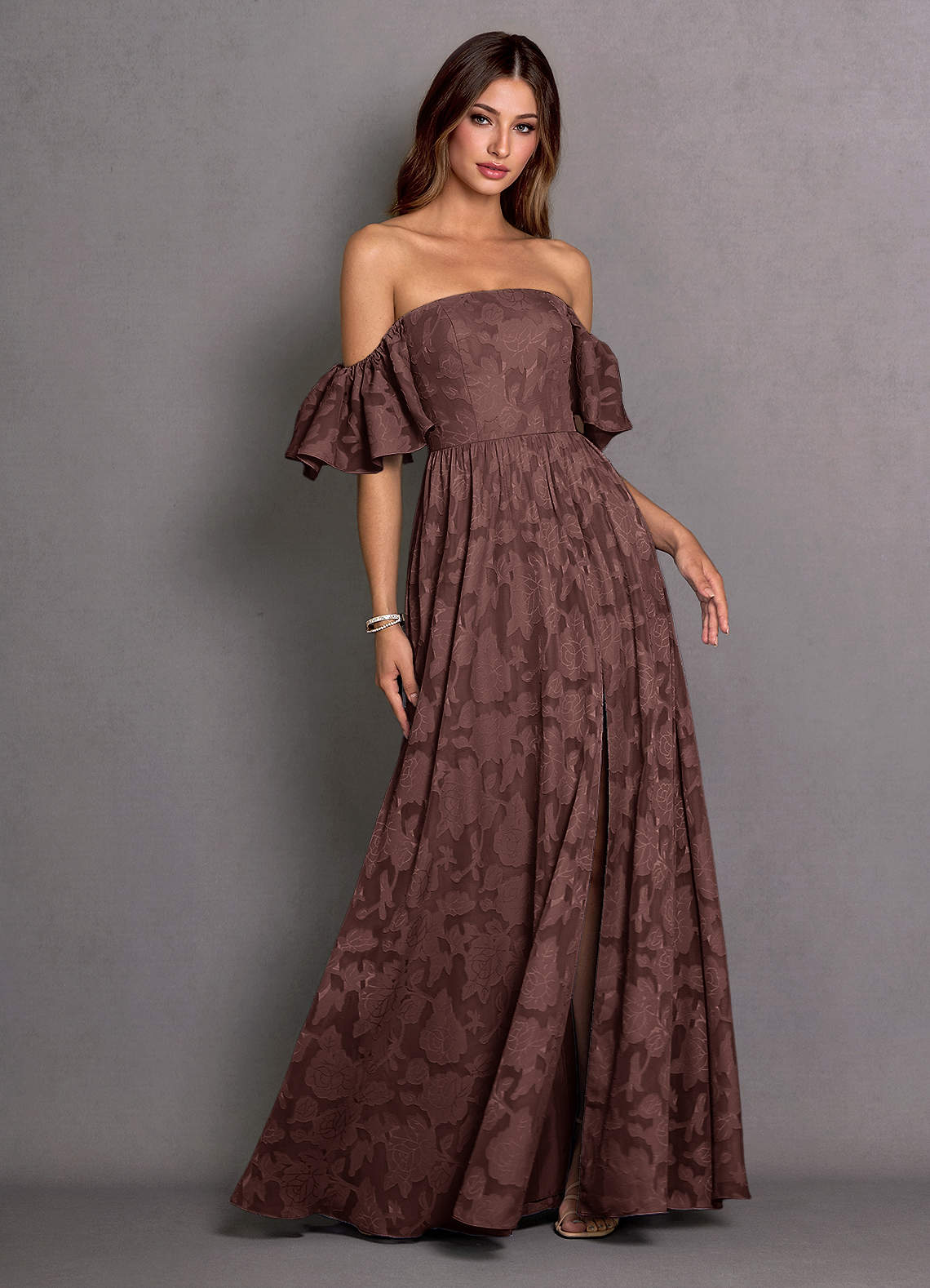 Kallista Mocha Coco Maxi Dress image1