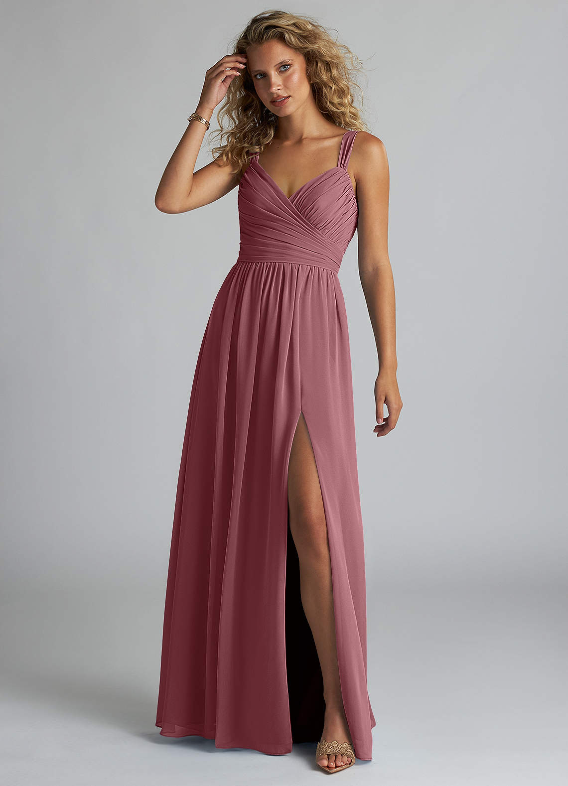 azazie desert rose bridesmaid dresses Aziza Chiffon ZODIAC SIGNS Have your party show Before & After: From Color:Beachfront Embroidery