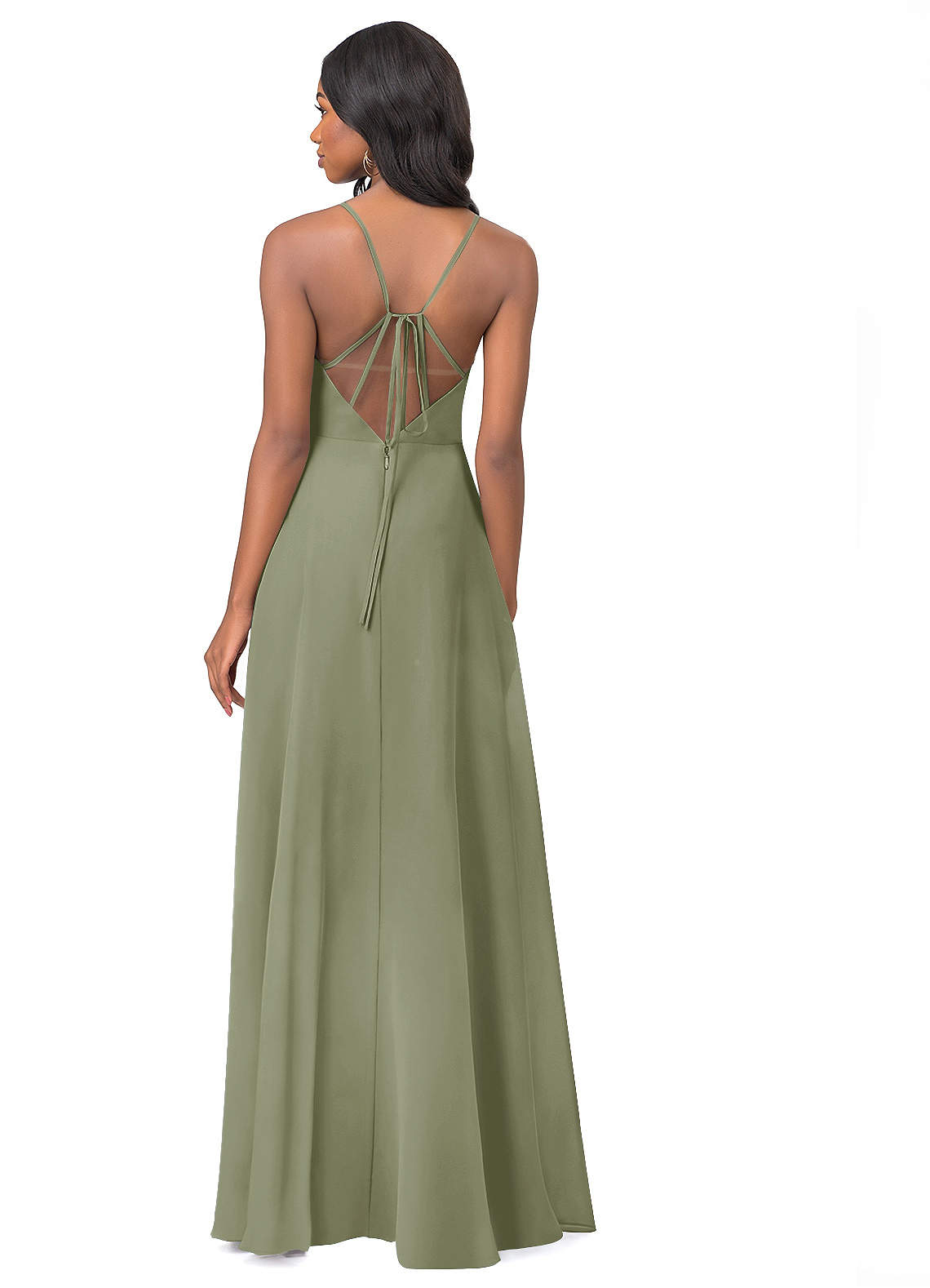 princess polly baby blue dress Criss Cross Ruffle Gown by Jason Wu Collection main image 1