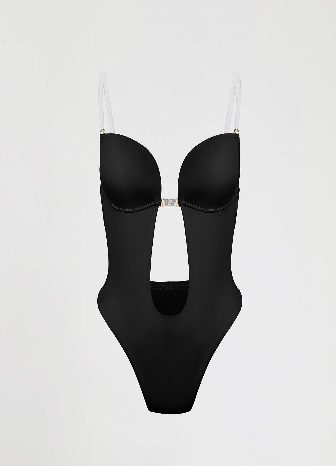 front Azazie Body de una pieza sin costuras y sin espalda