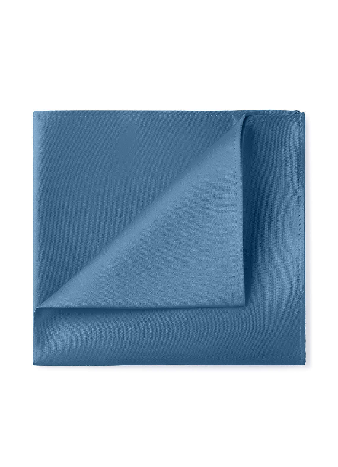 front Matte Satin Wide Tie and Pocket Square Set