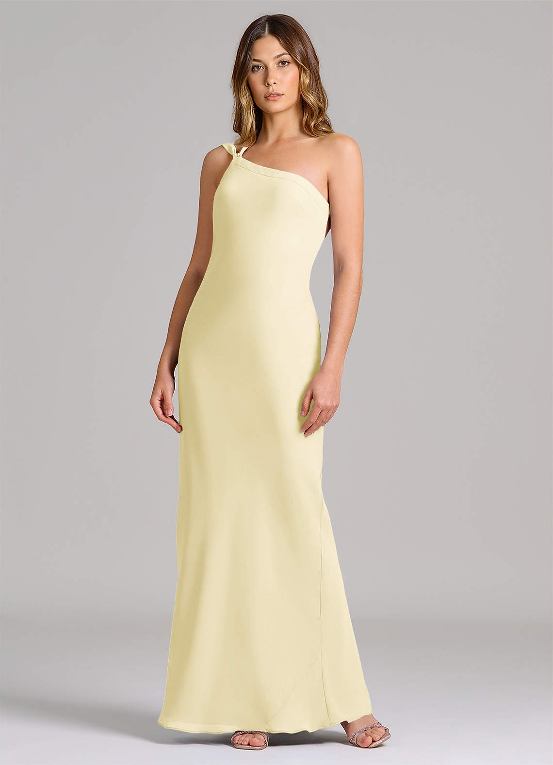 lemon sorbet bridesmaid dresses Dress Matte Satin Size 2X Timeless and effortlessly elegant Azazie Monroe Ready to Ship