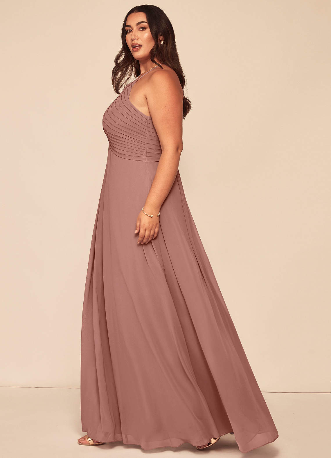 Azazie ginger bridesmaid outlet dress