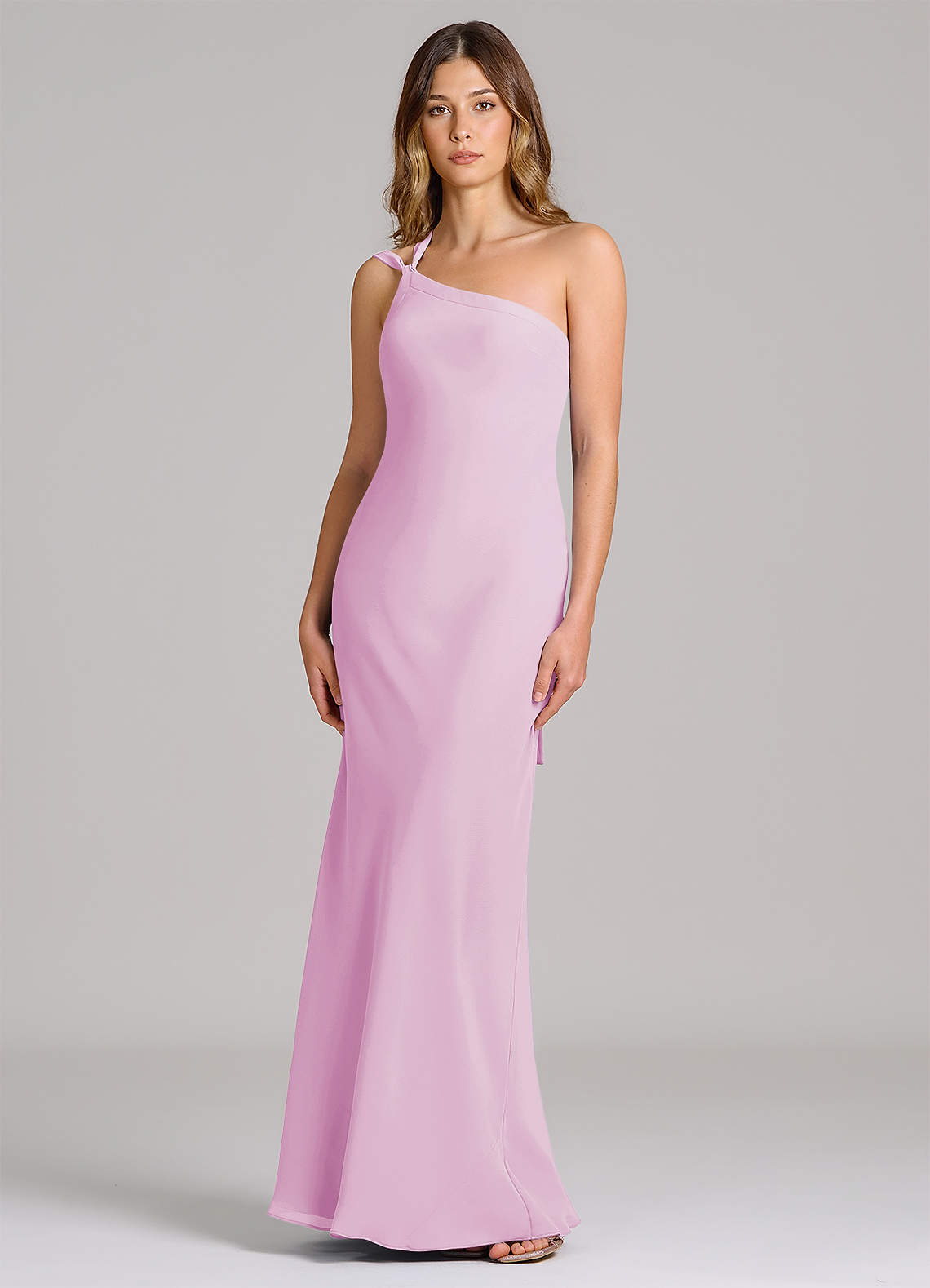 chinese dress ladies Celine Fuchsia Mermaid One Shoulder Beaded Jersey Prom Dress with Slit main image 1