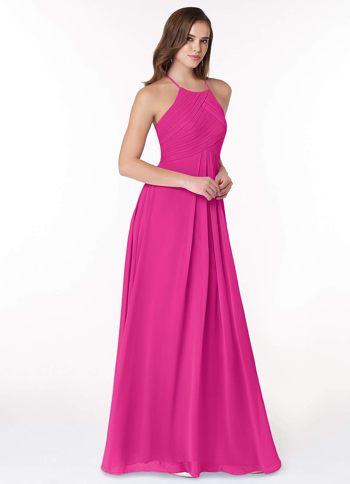 Azazie Ginger Fuchsia Bridesmaid Dresses | Azazie