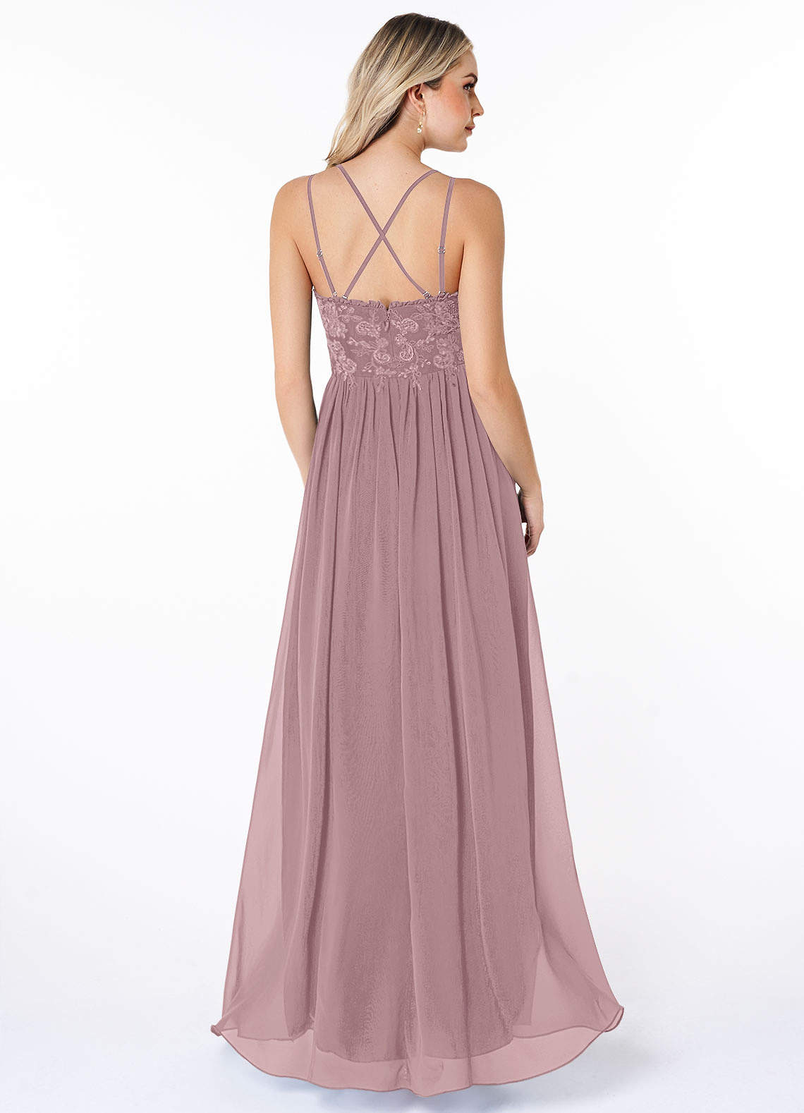 Dusty Rose Azazie Shanna Bridesmaid Dresses | Azazie