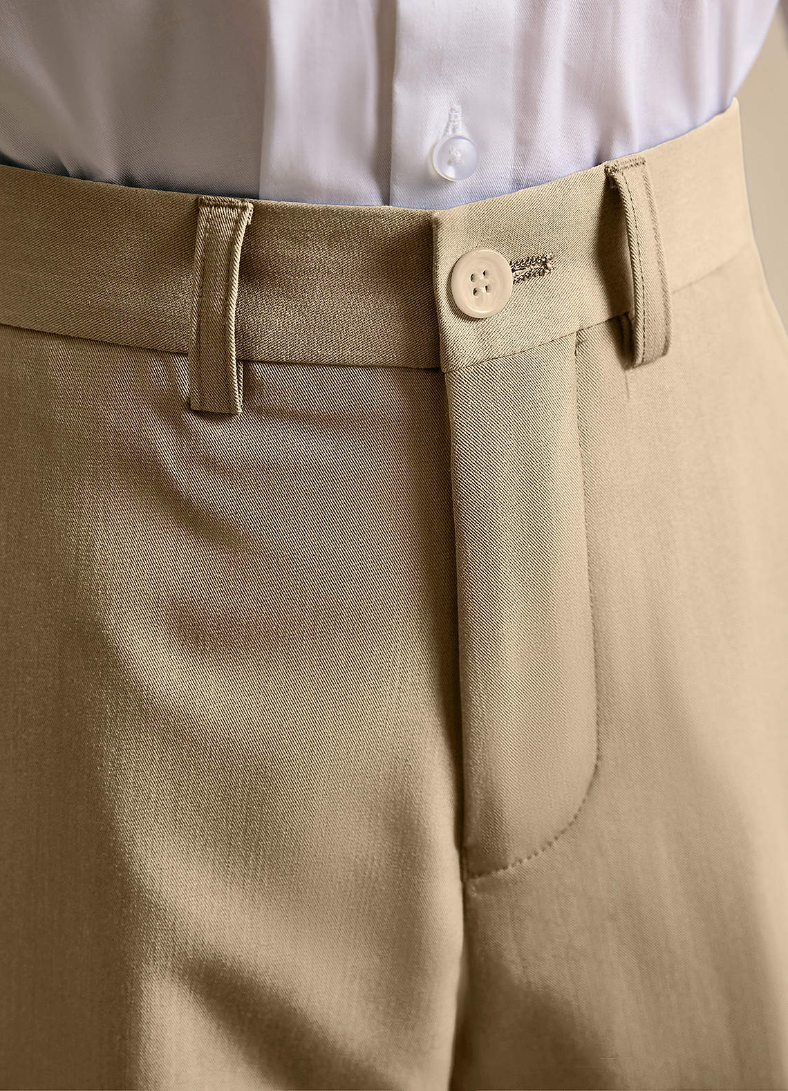 front Oliver Boys Tan 5-Piece Suit